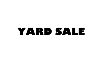 Yard Sale!