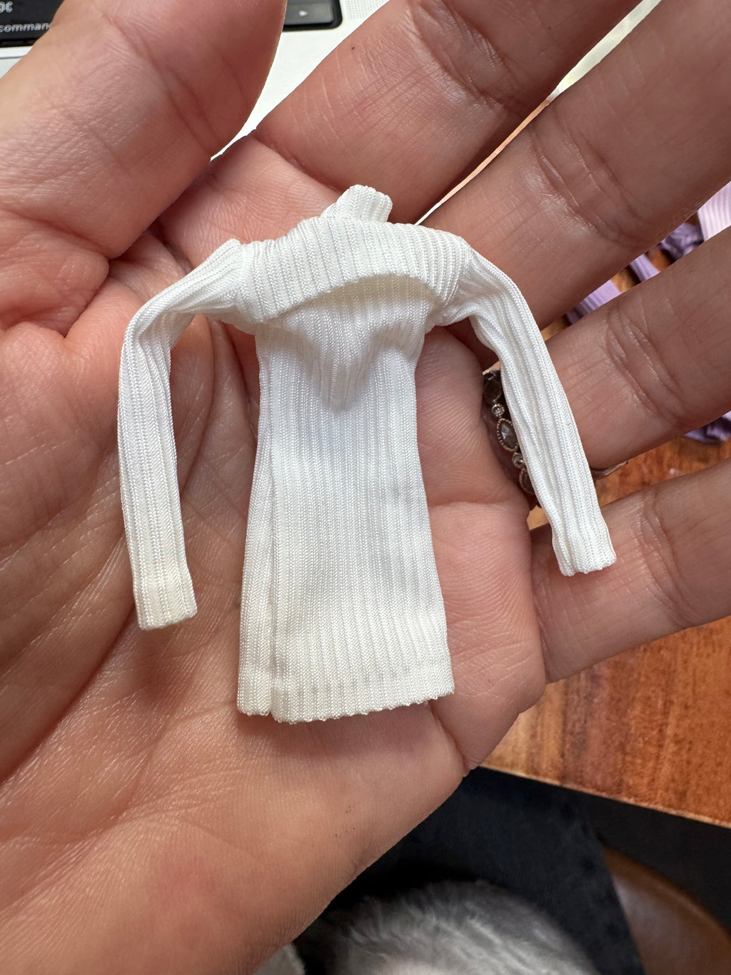 dollhouse miniature sweater dress, 1/12 clothing