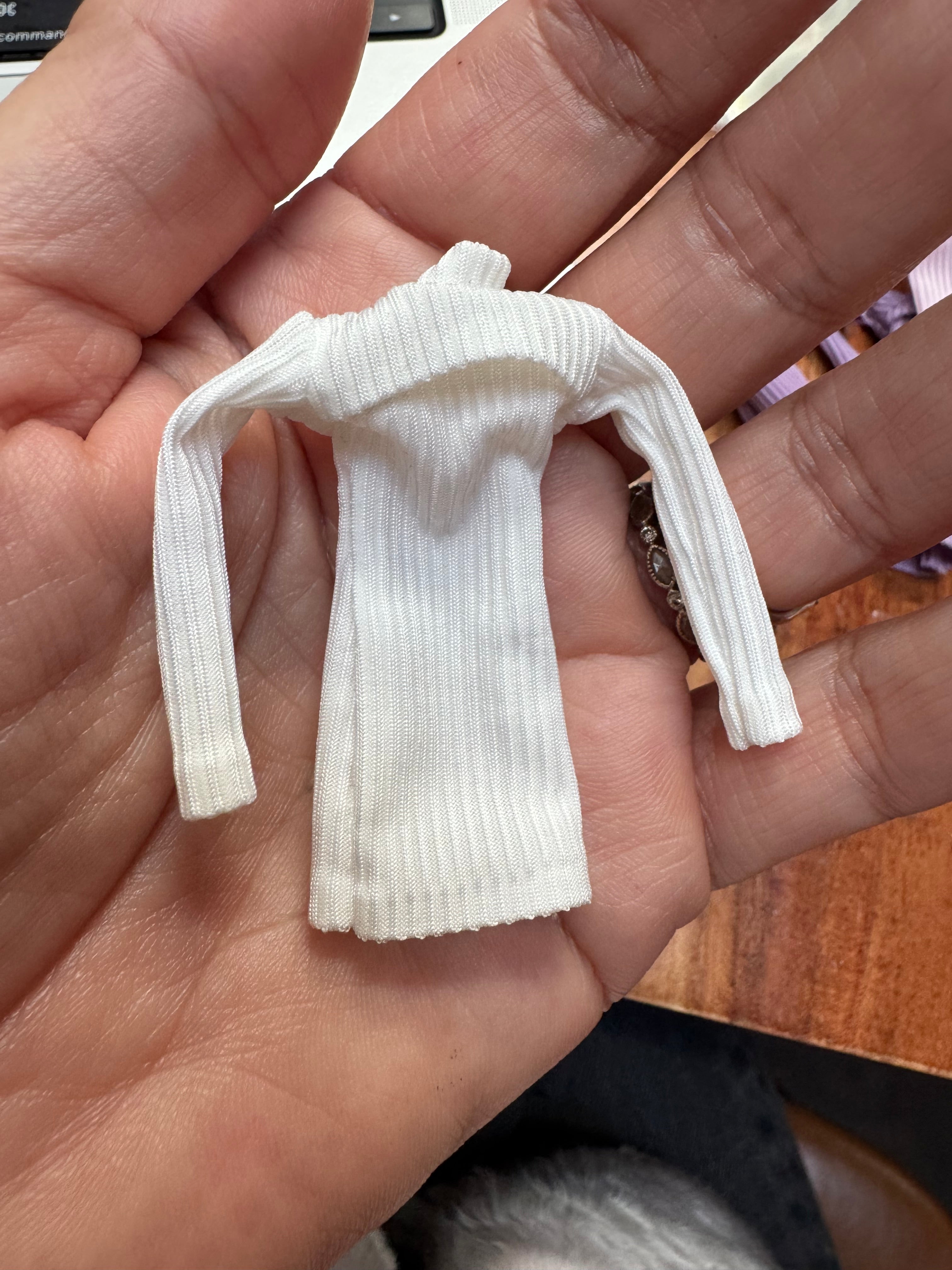 dollhouse miniature sweater dress, 1/12 clothing