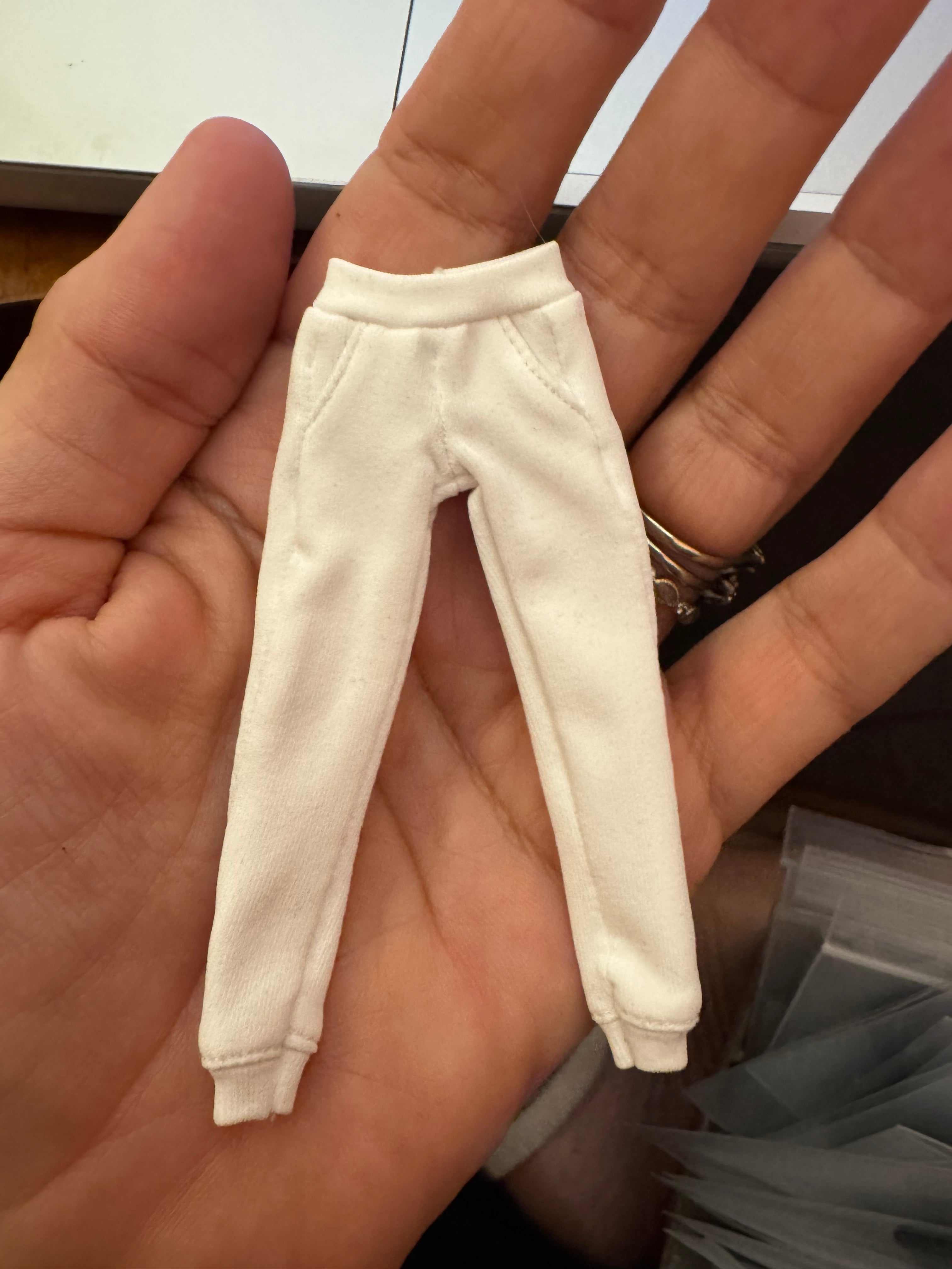 dollhouse miniature jogger and hoodie sweatshirt set 1/12 clothes female exercise