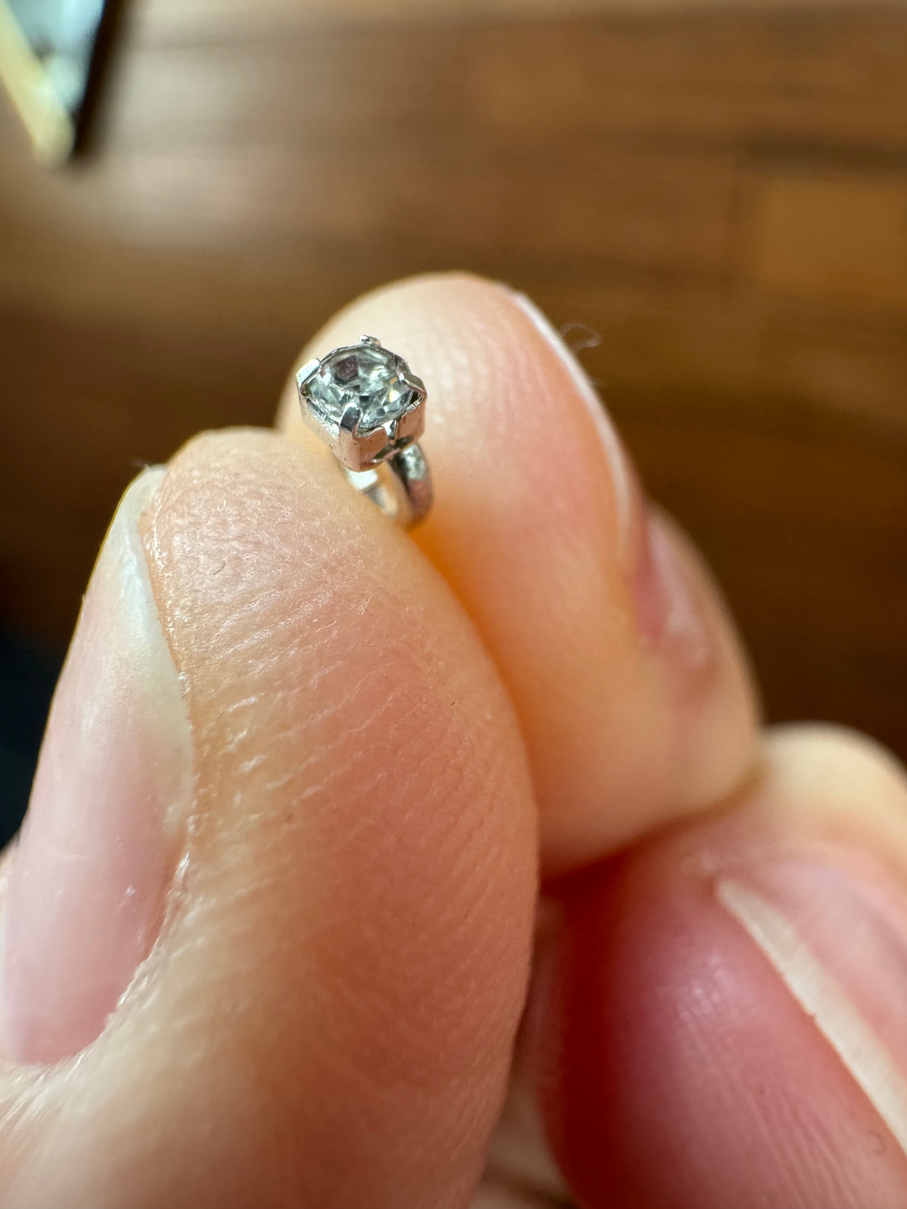 dollhouse miniature ring jewelry, 1/6 scale or 1/12 scale