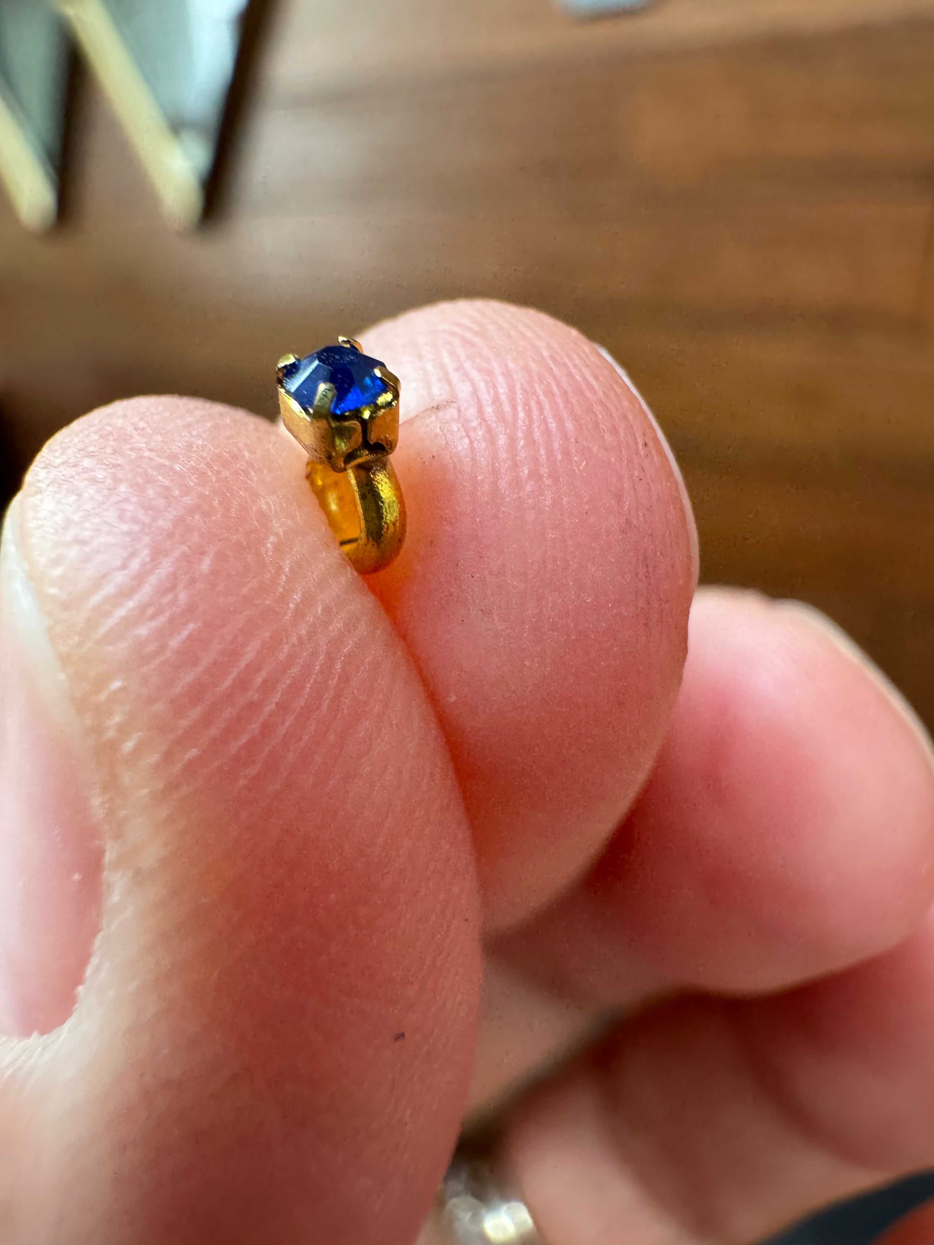 dollhouse miniature ring jewelry, 1/6 scale or 1/12 scale