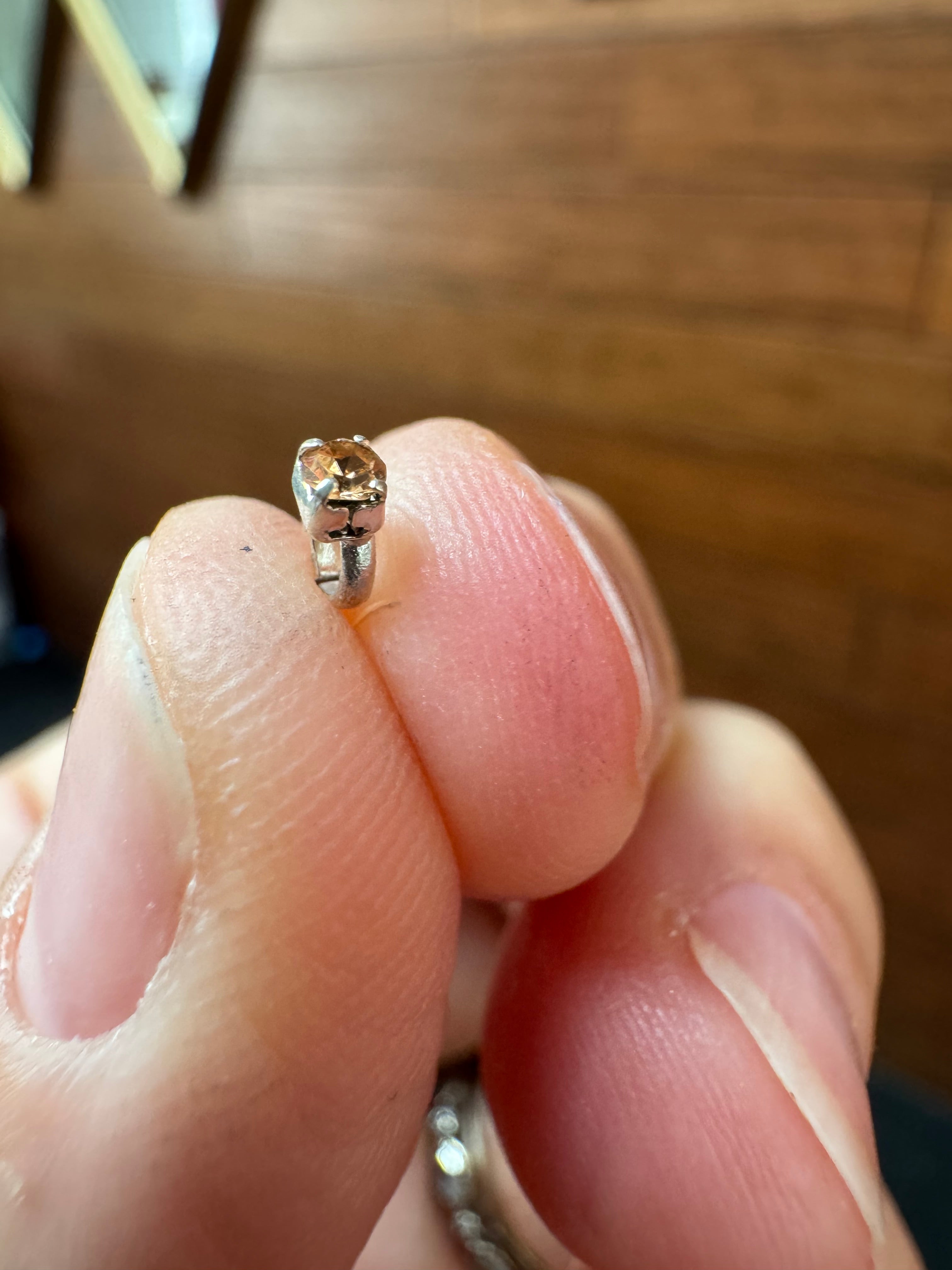 dollhouse miniature ring jewelry, 1/6 scale or 1/12 scale