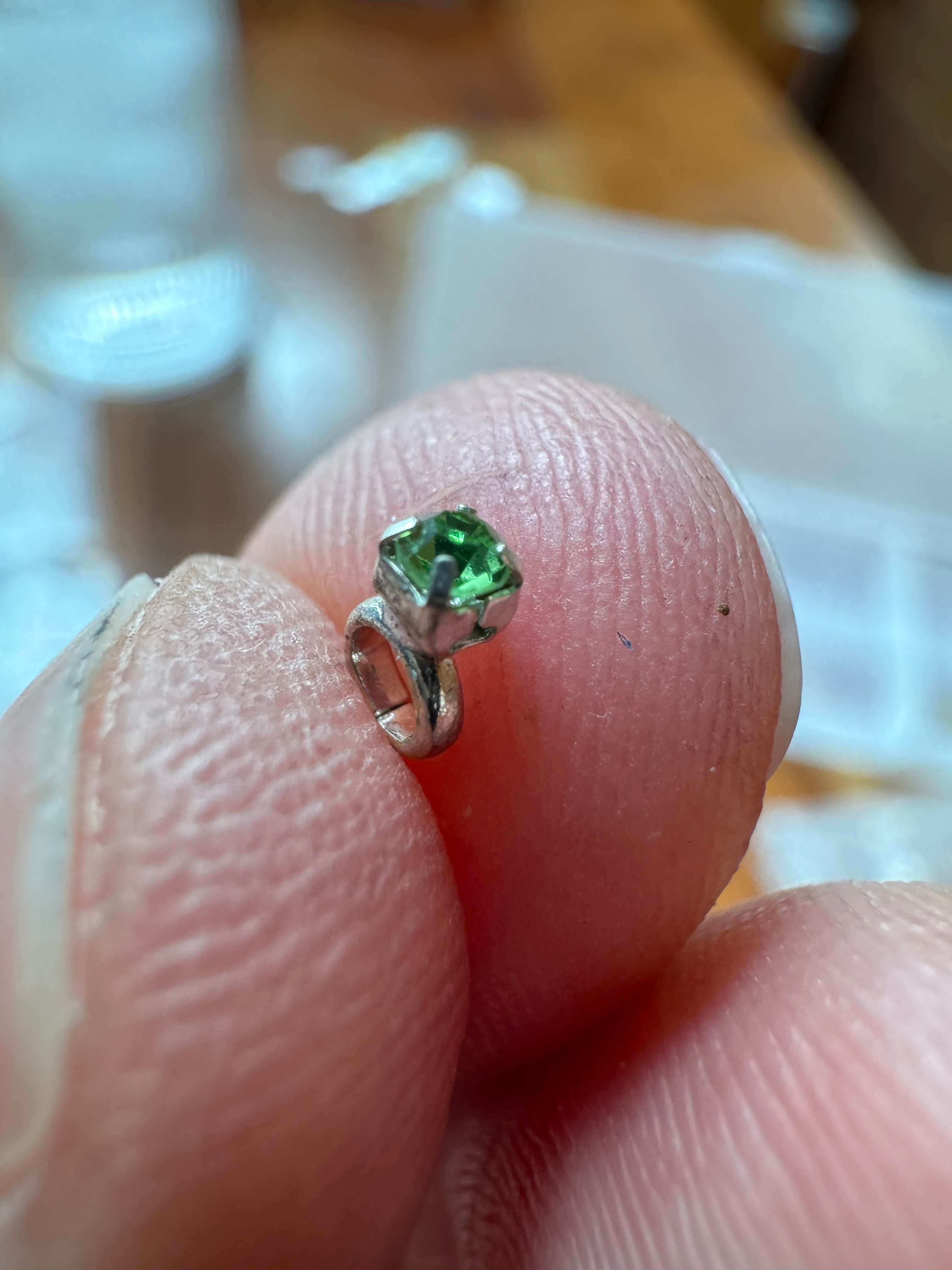 dollhouse miniature ring jewelry, 1/6 scale or 1/12 scale