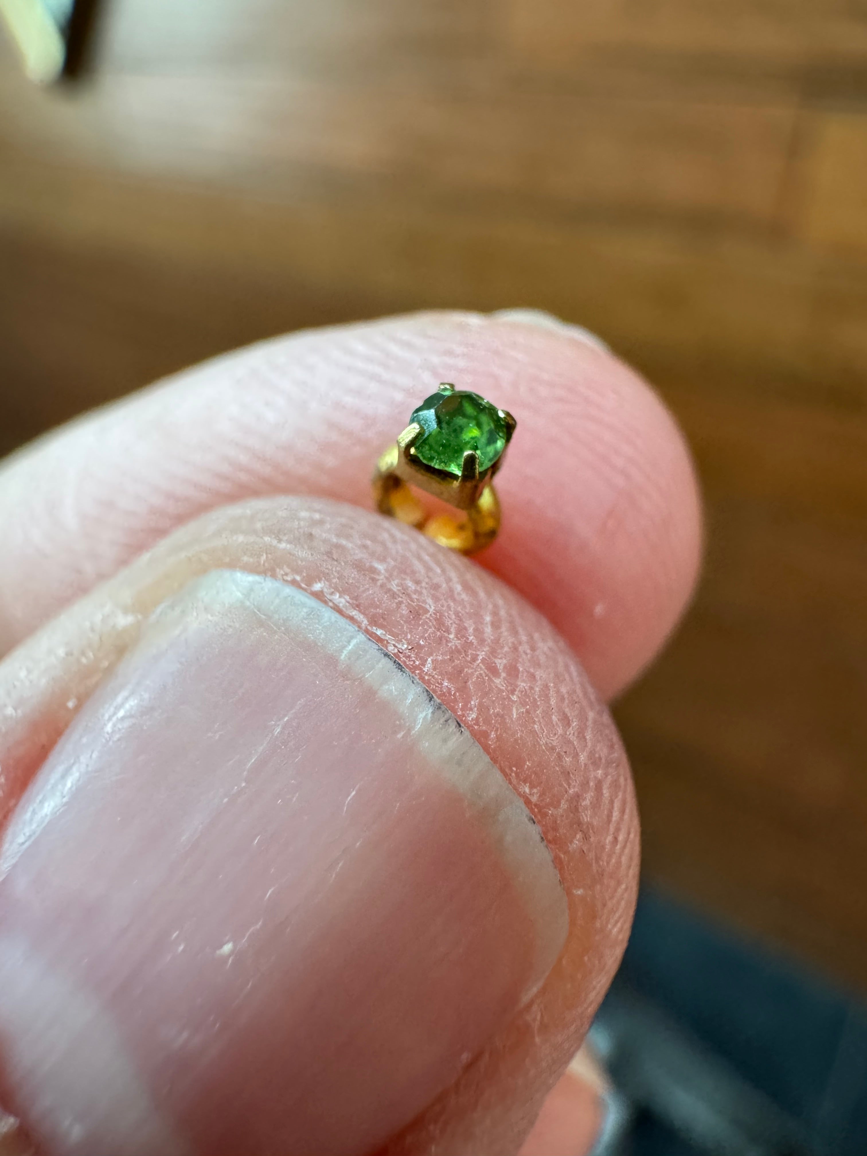 dollhouse miniature ring jewelry, 1/6 scale or 1/12 scale