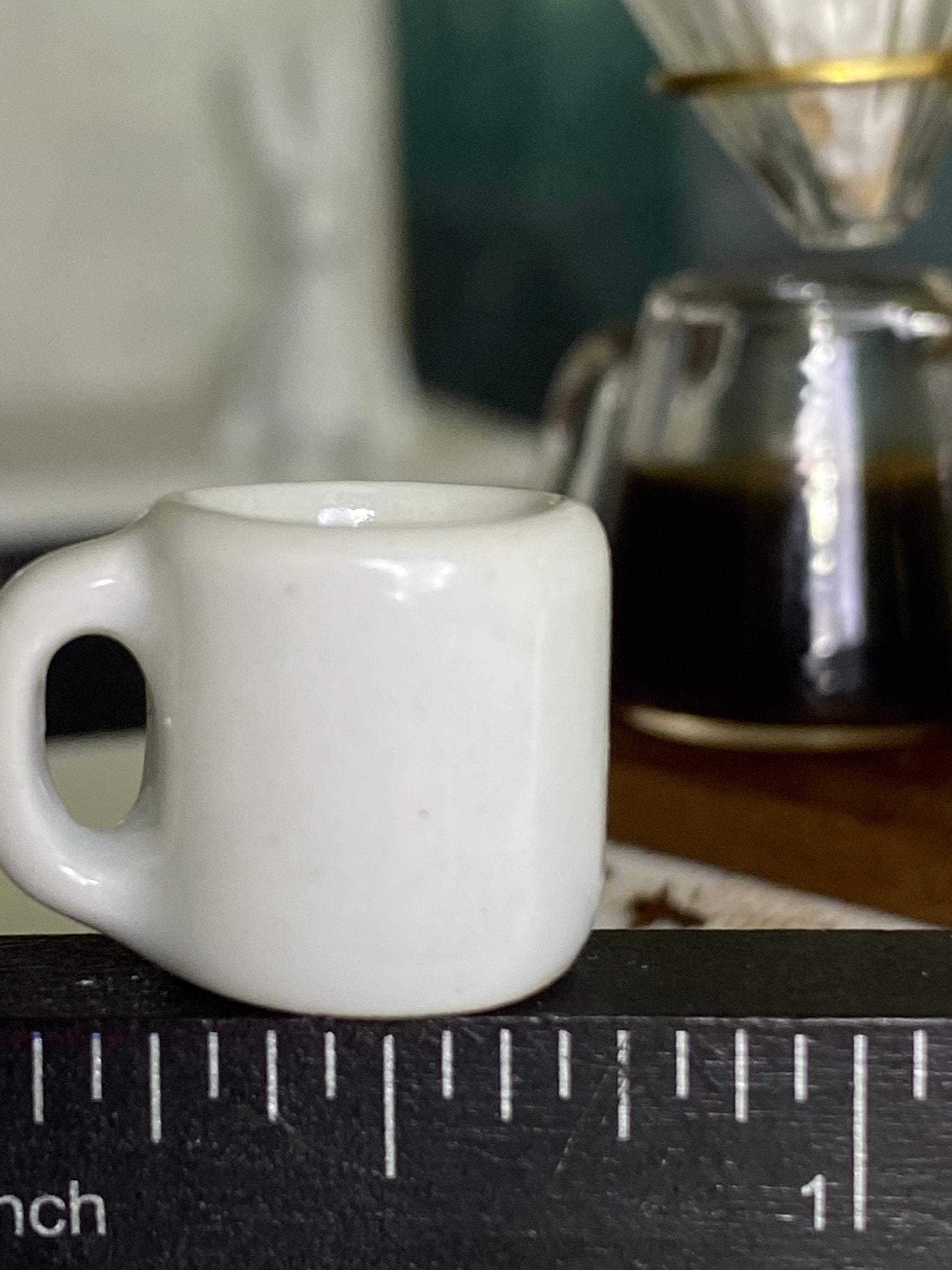 Dollhouse miniature coffee mug Witchy Woman magic fairy miniature