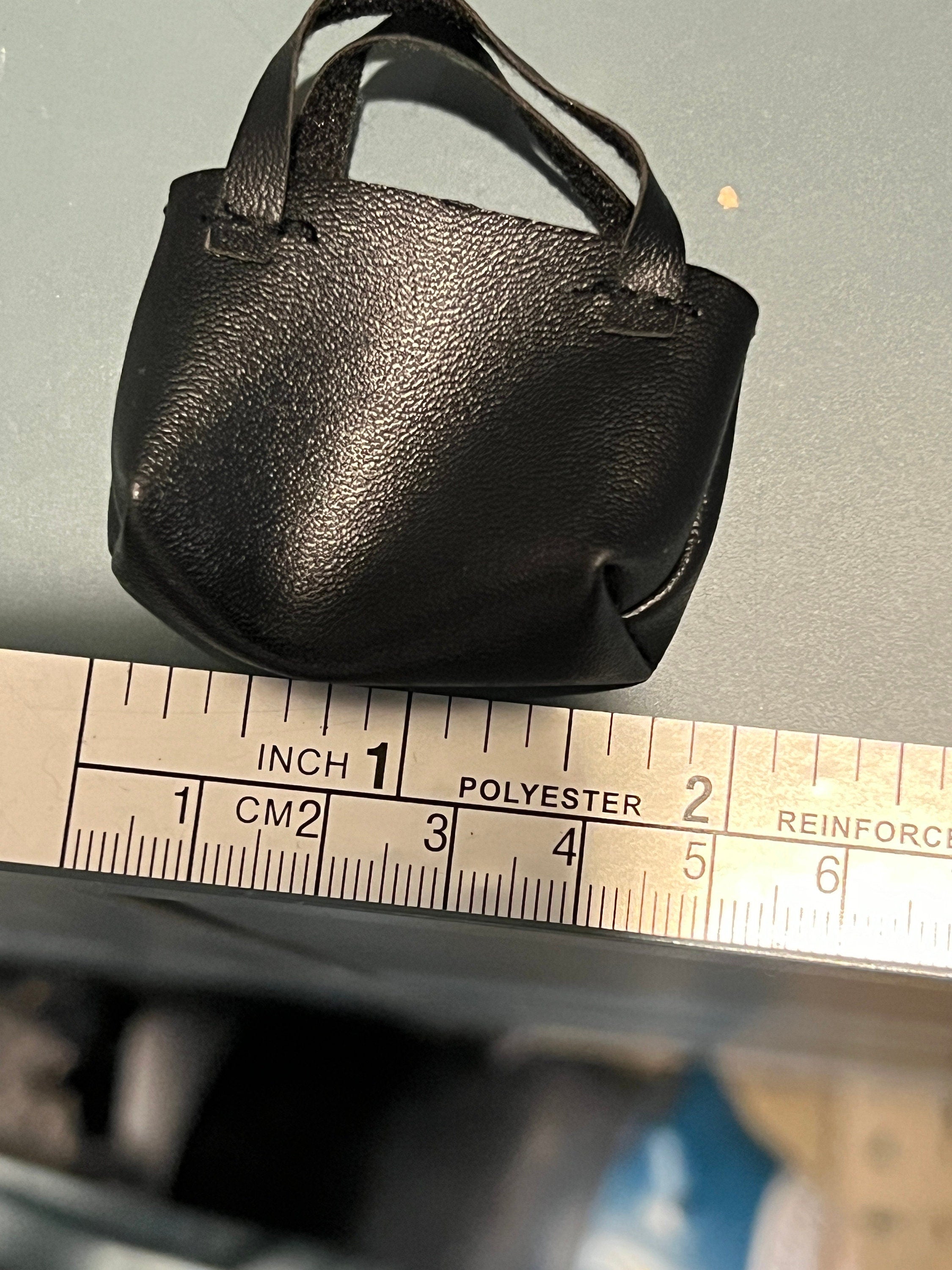 dollhouse miniature purse 1/12 scale tote dollhouse miniature bag purse tote can be 1/6 scale