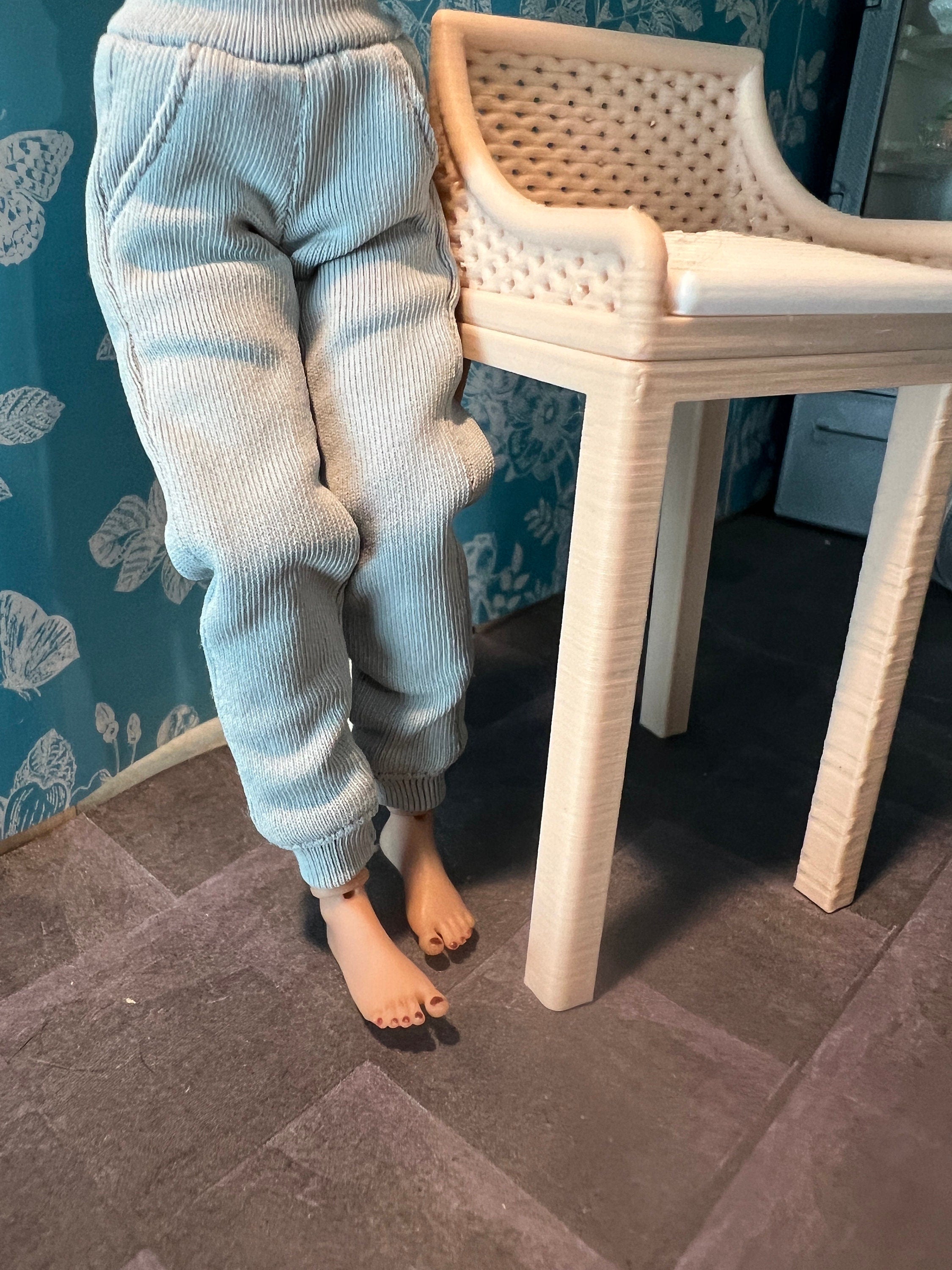 dollhouse miniature jogger and hoodie sweatshirt set 1/12 clothes female exercise