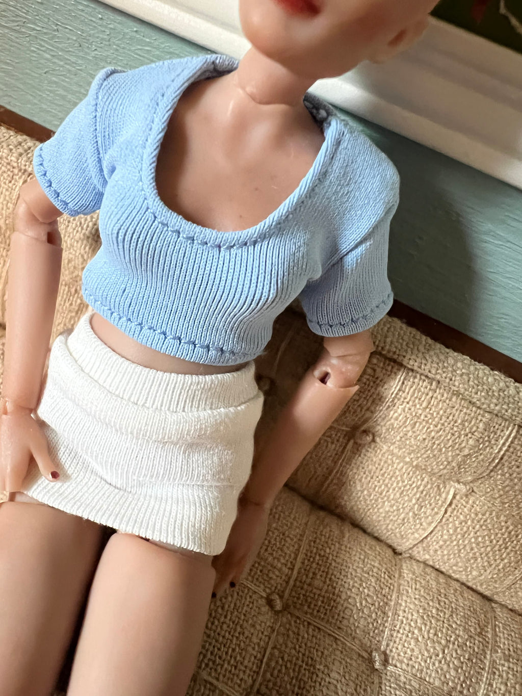 dollhouse miniature skirt 1/12 scale doll clothes