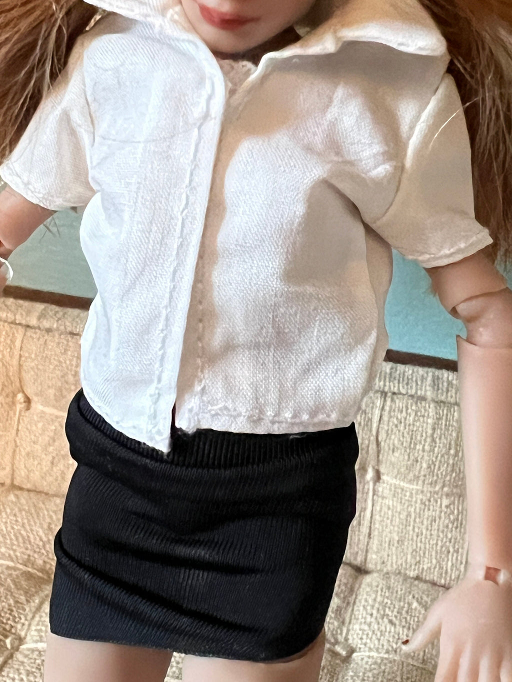 dollhouse miniature top blouse, 1/12 women's clothes