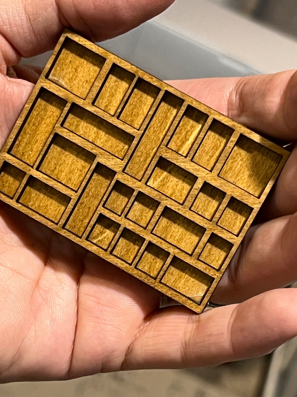 dollhouse Miniature printers tray shelf,  1/12 scale dollhouse decor