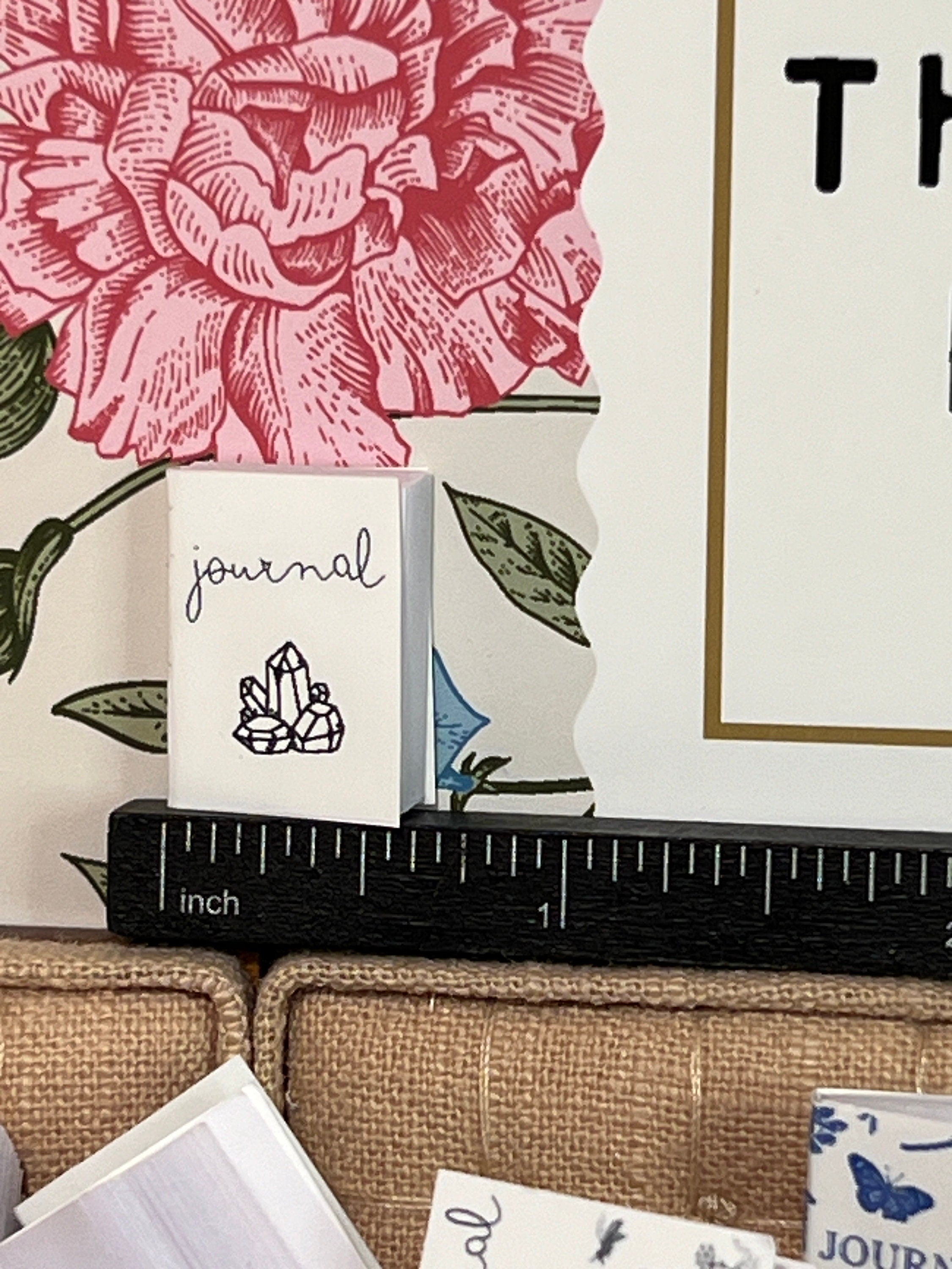 Dollhouse Miniature book, The End! dollhouse miniature book 1/12 books 1/6 scale books 1/12 bookcase hands off protest dump trump funny sarcastic political gifts turd