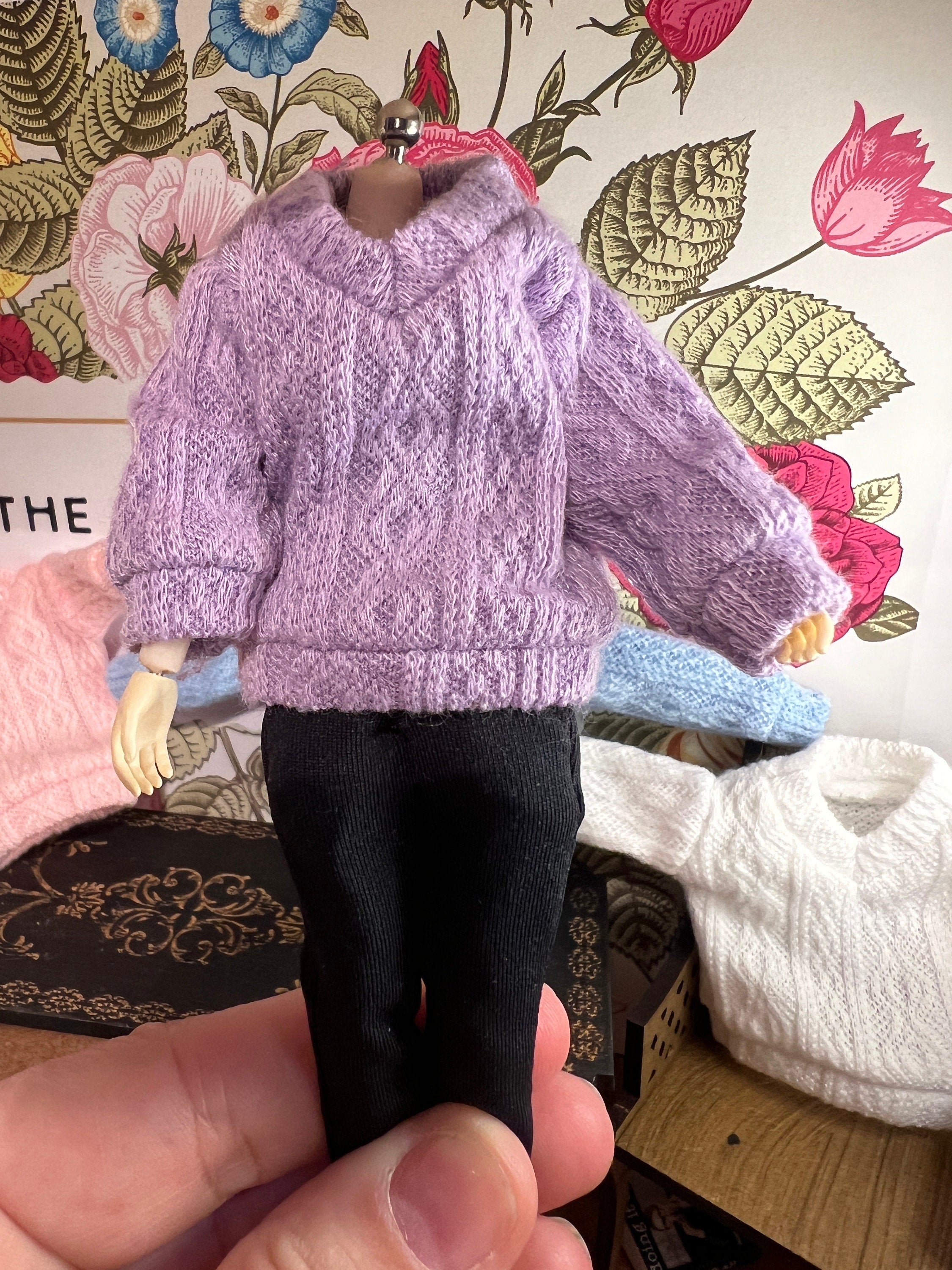Dollhouse miniature Sweater handmade 1/12 scale clothing