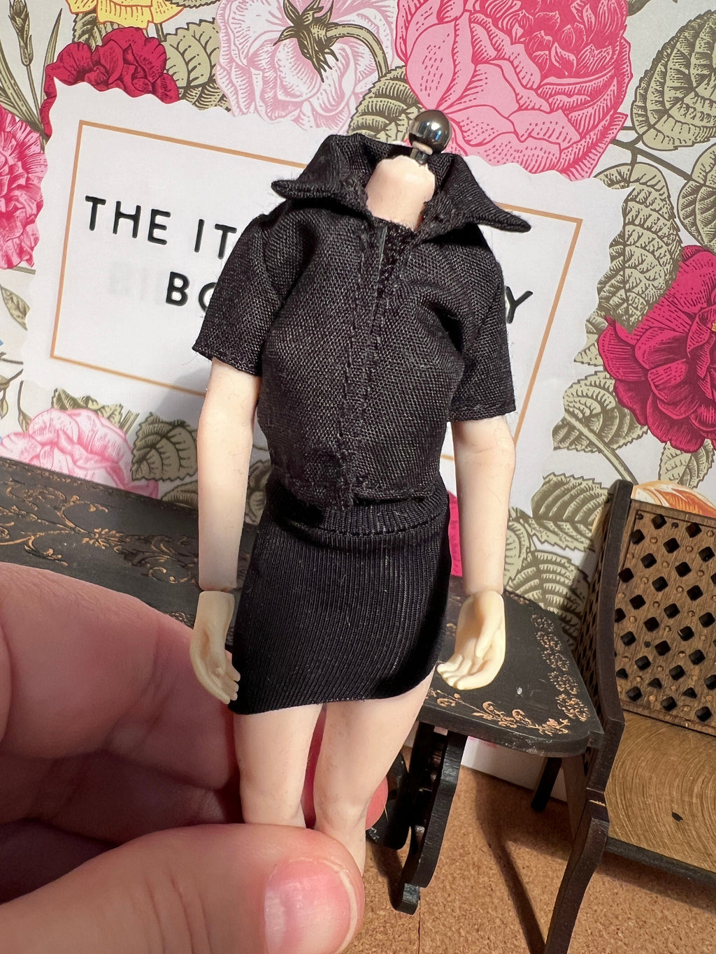 dollhouse miniature top blouse, 1/12 women's clothes