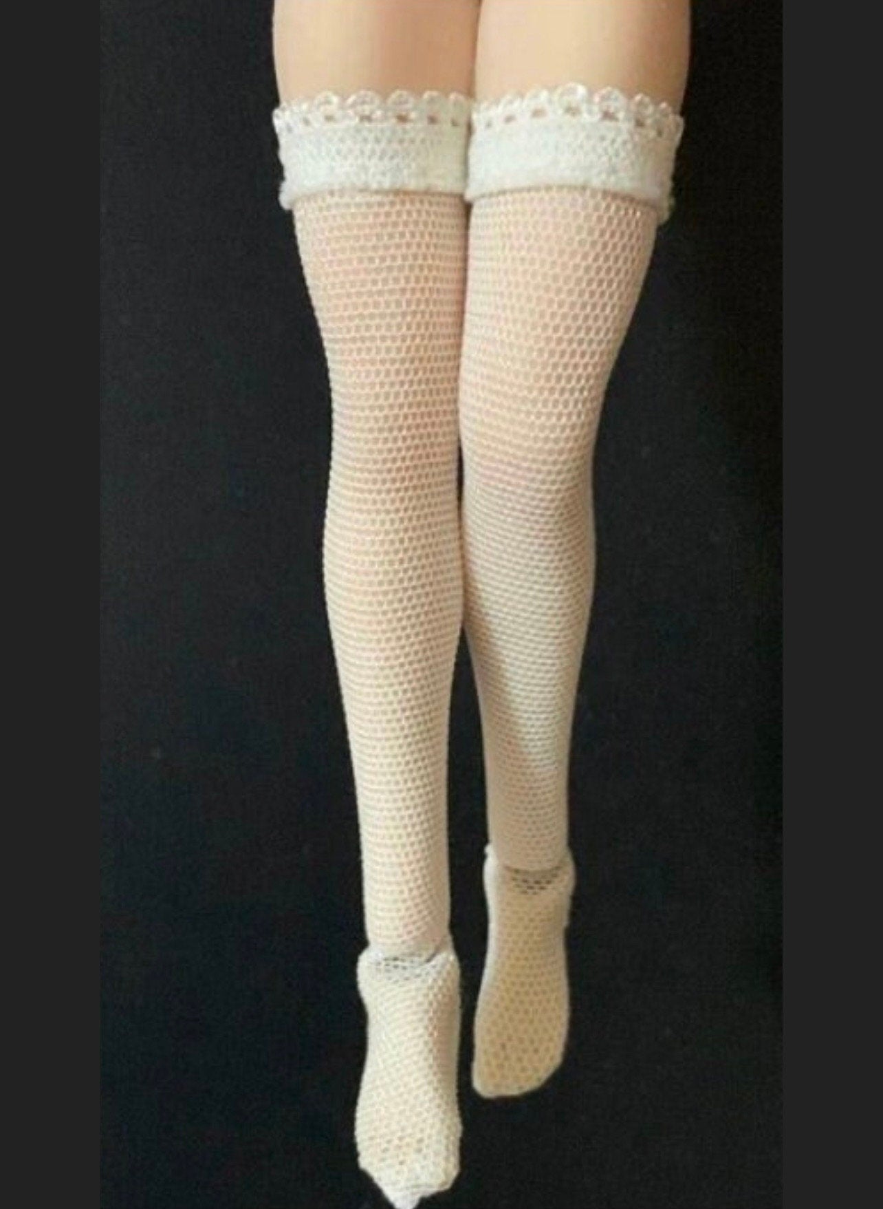 Miniature lace stockings, miniature panty hose, 1/12 lingerie