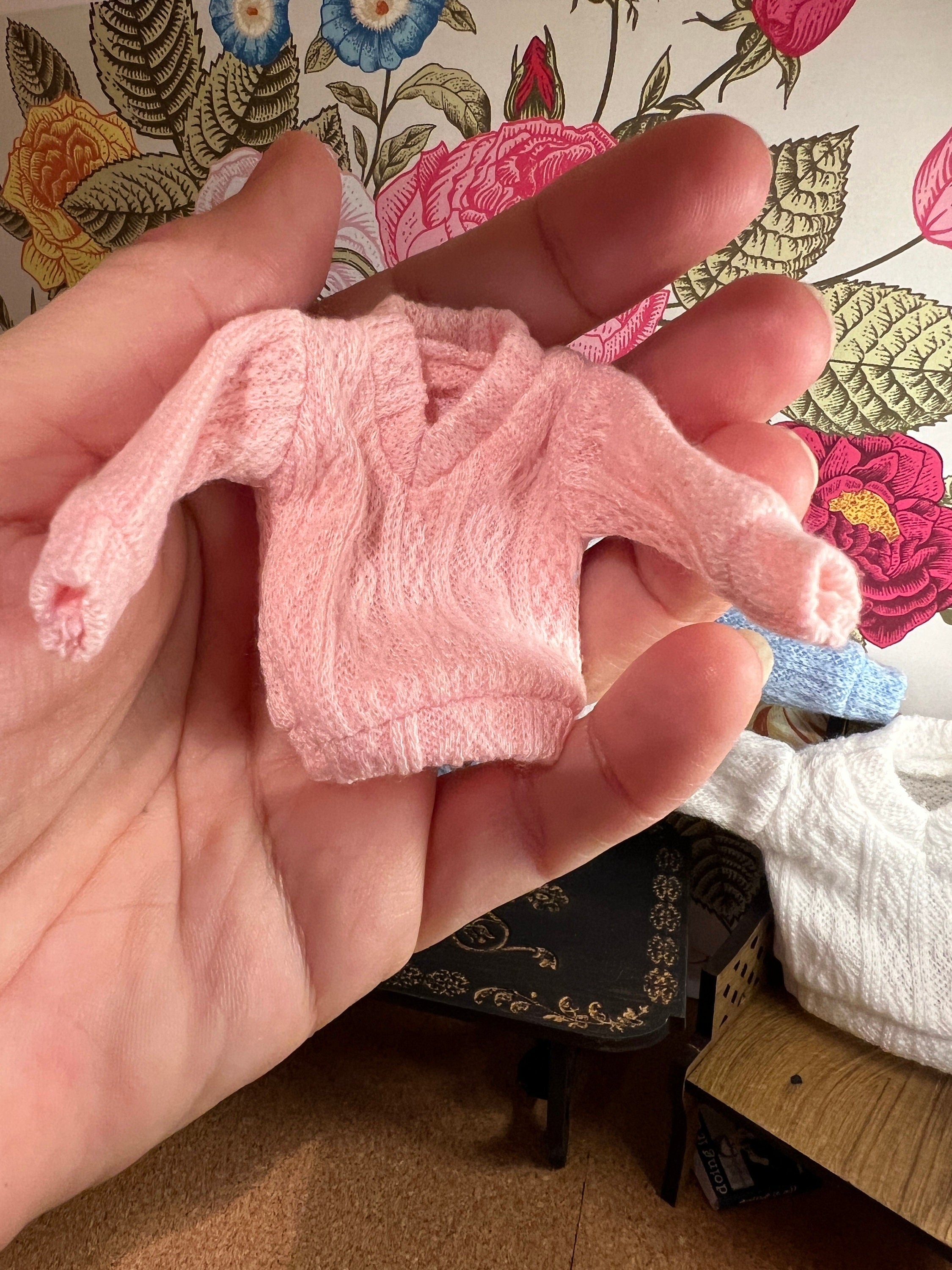 Dollhouse miniature Sweater handmade 1/12 scale clothing
