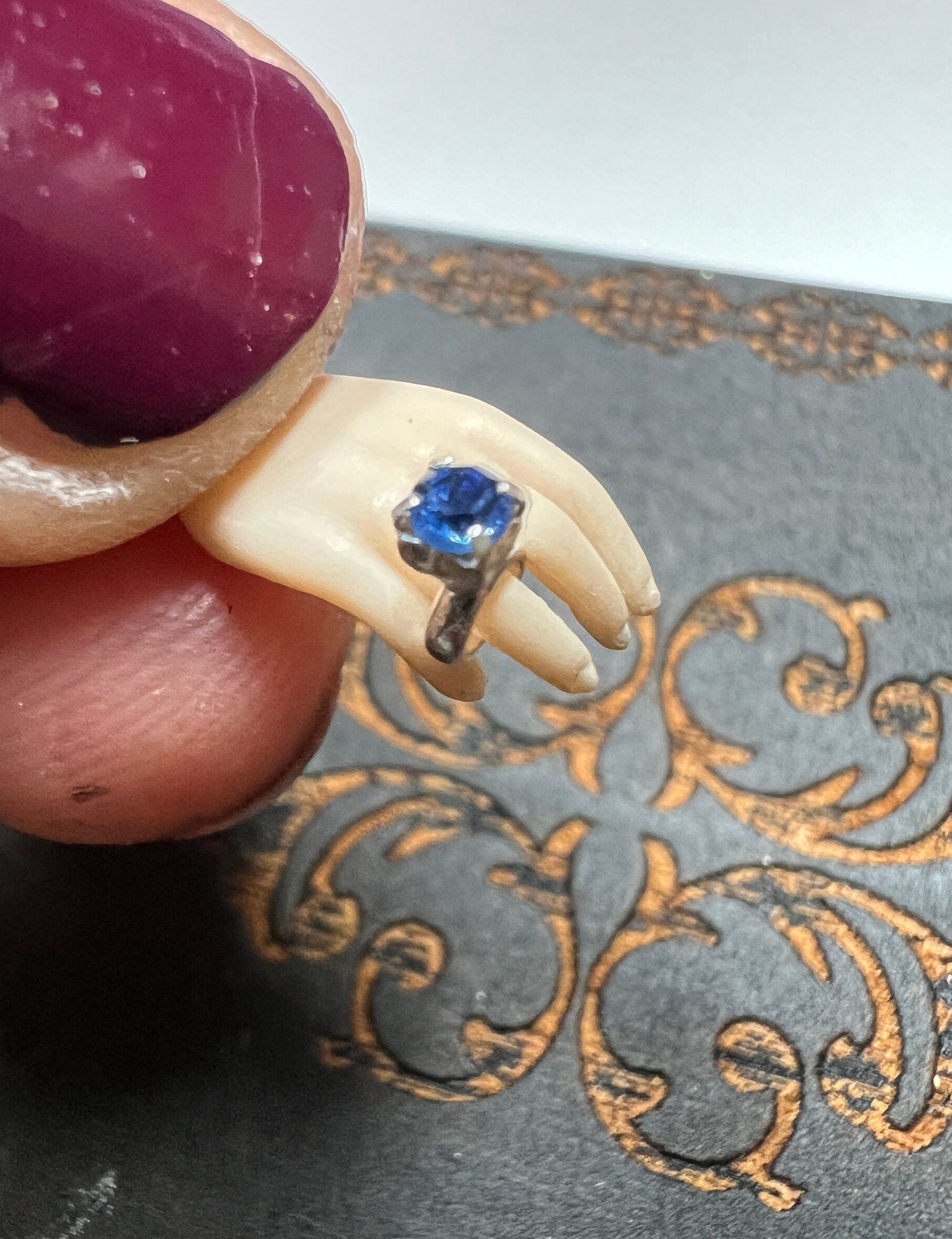 dollhouse miniature ring jewelry, 1/6 scale or 1/12 scale