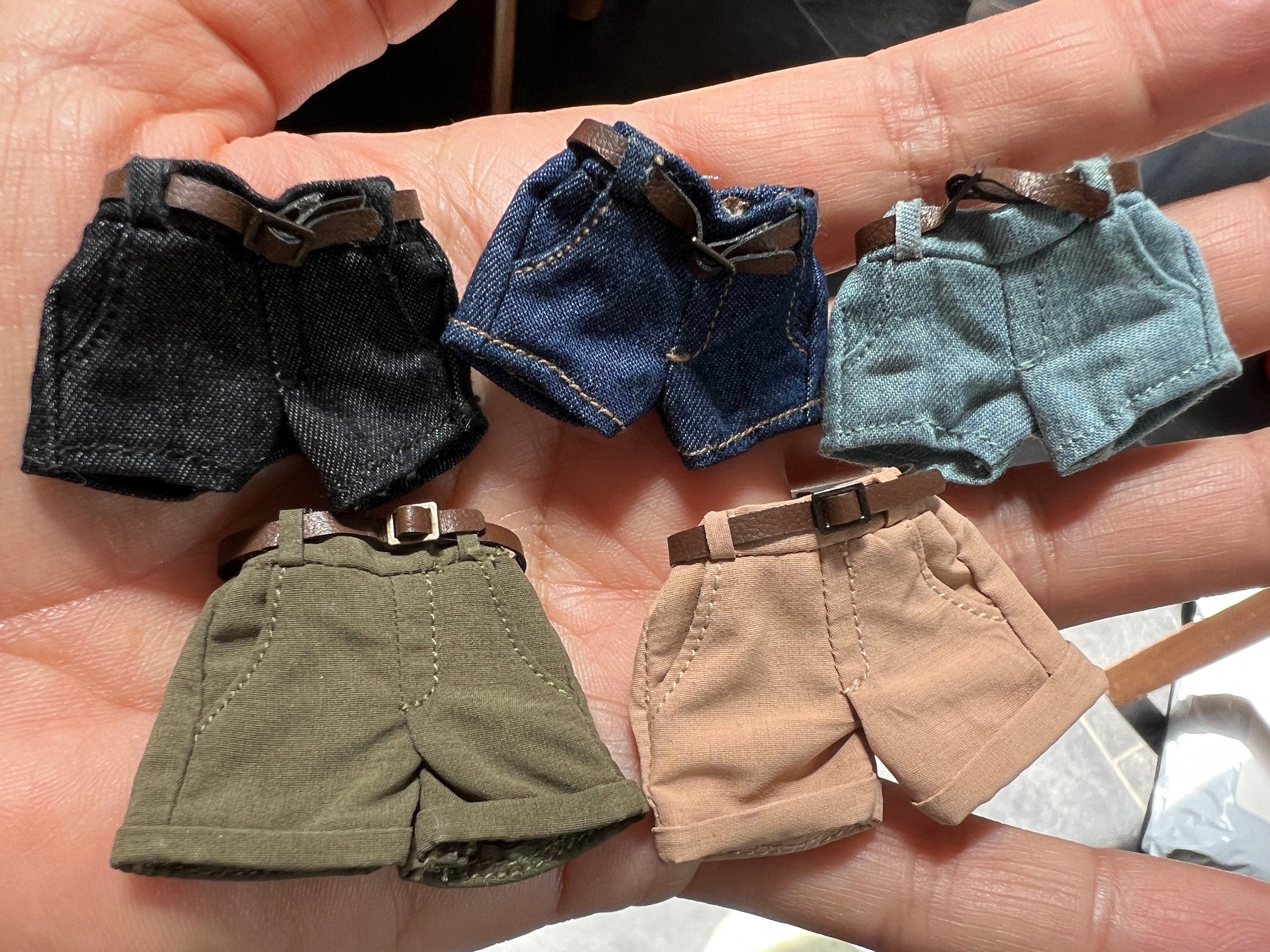 dollhouse miniature shorts, 1/12 clothing