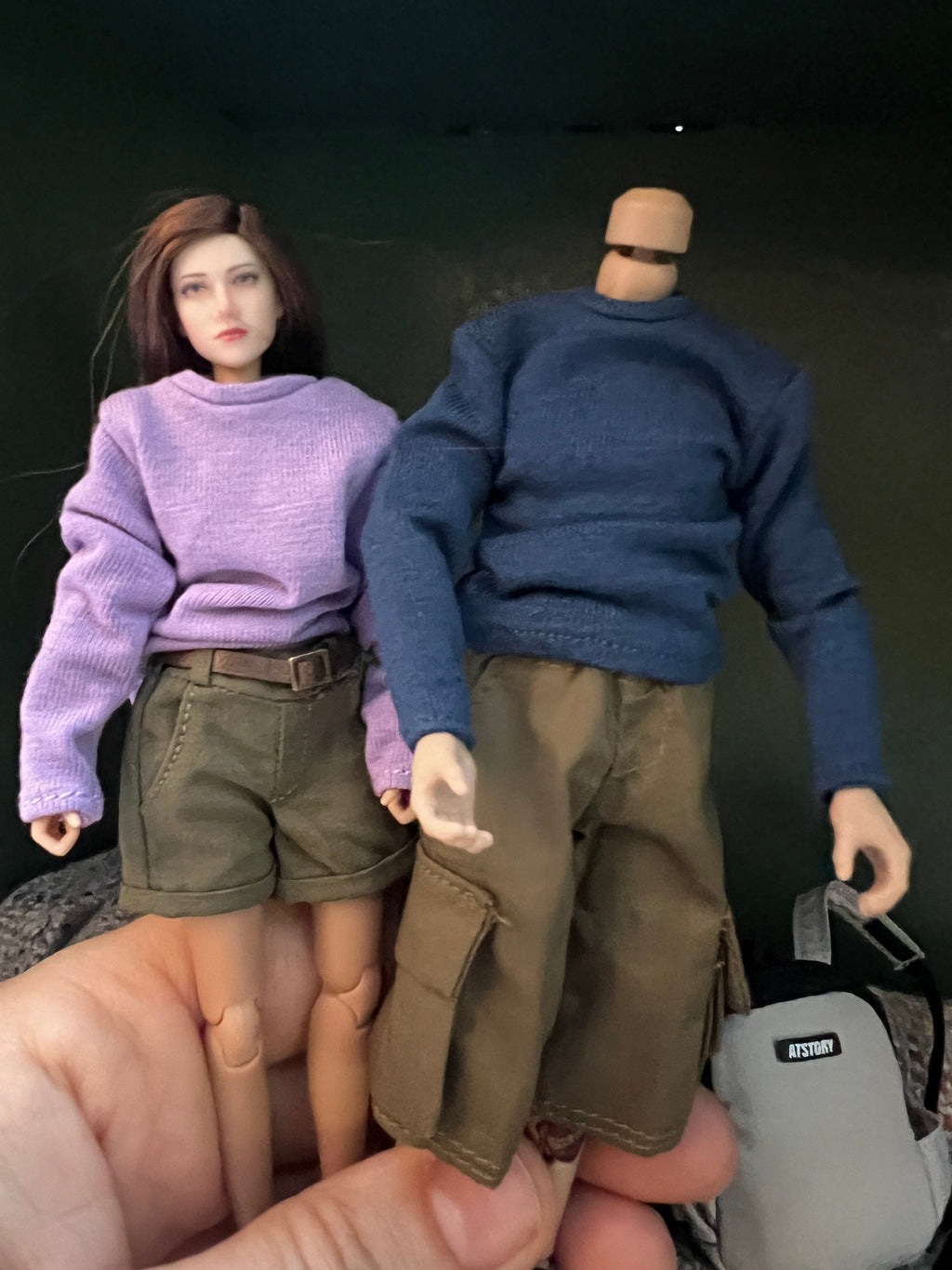 dollhouse miniature shirt 1/12 long sleeve shirt unisex top