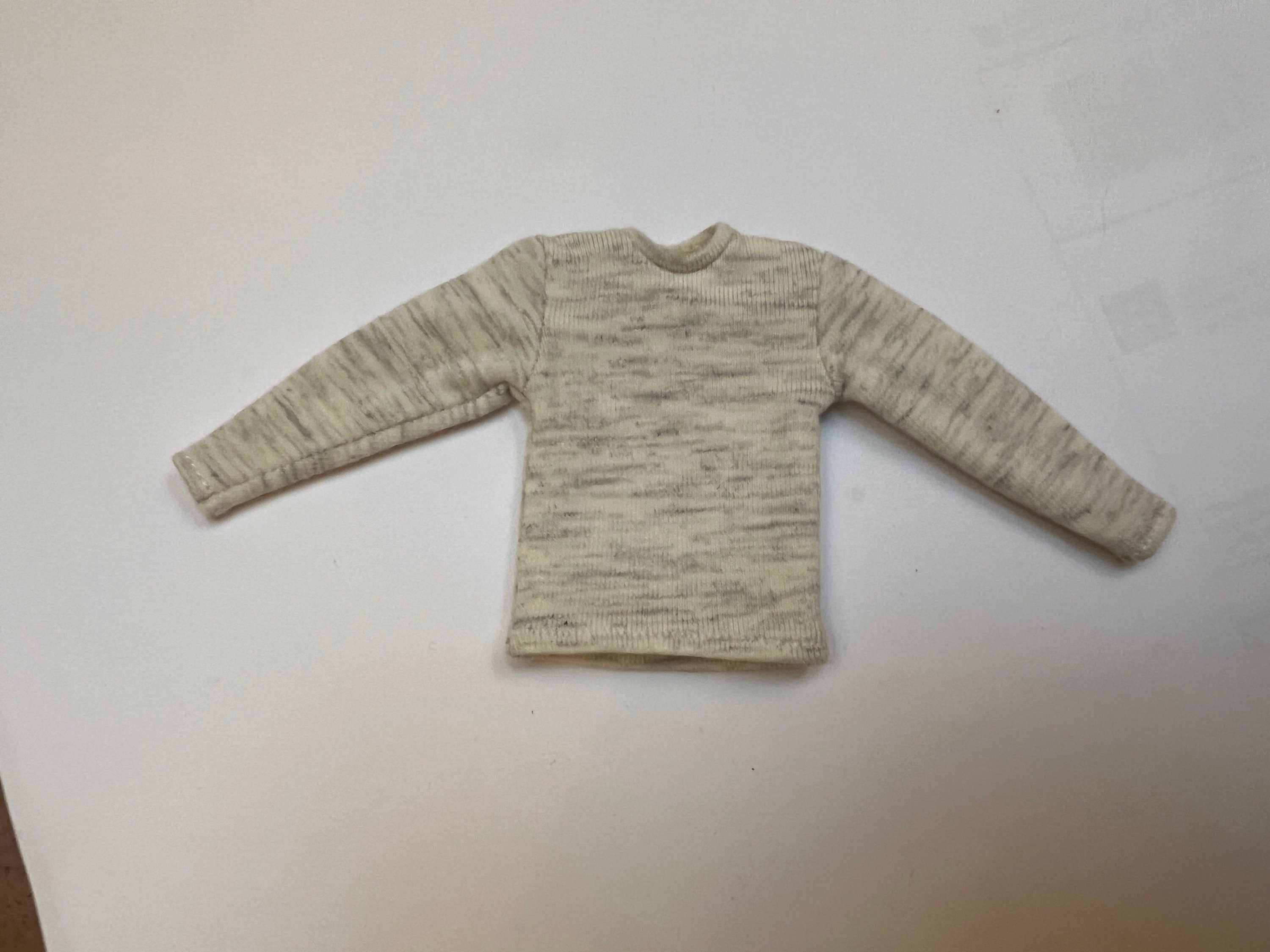 dollhouse miniature shirt 1/12 long sleeve shirt unisex top