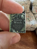 Dollhouse Miniature book, Witch books 1/12 dollhouse miniature magic fairy witch spells 1/6 scale halloween gothic magic astrology Candles tarots crystal healing moon