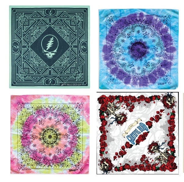 dollhouse miniature bandana 1/12 scale for 6 inch figure and 1/6 scale Bandana