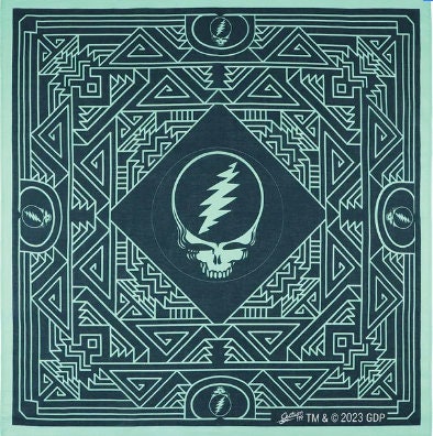 dollhouse miniature bandana 1/12 scale for 6 inch figure and 1/6 scale Bandana