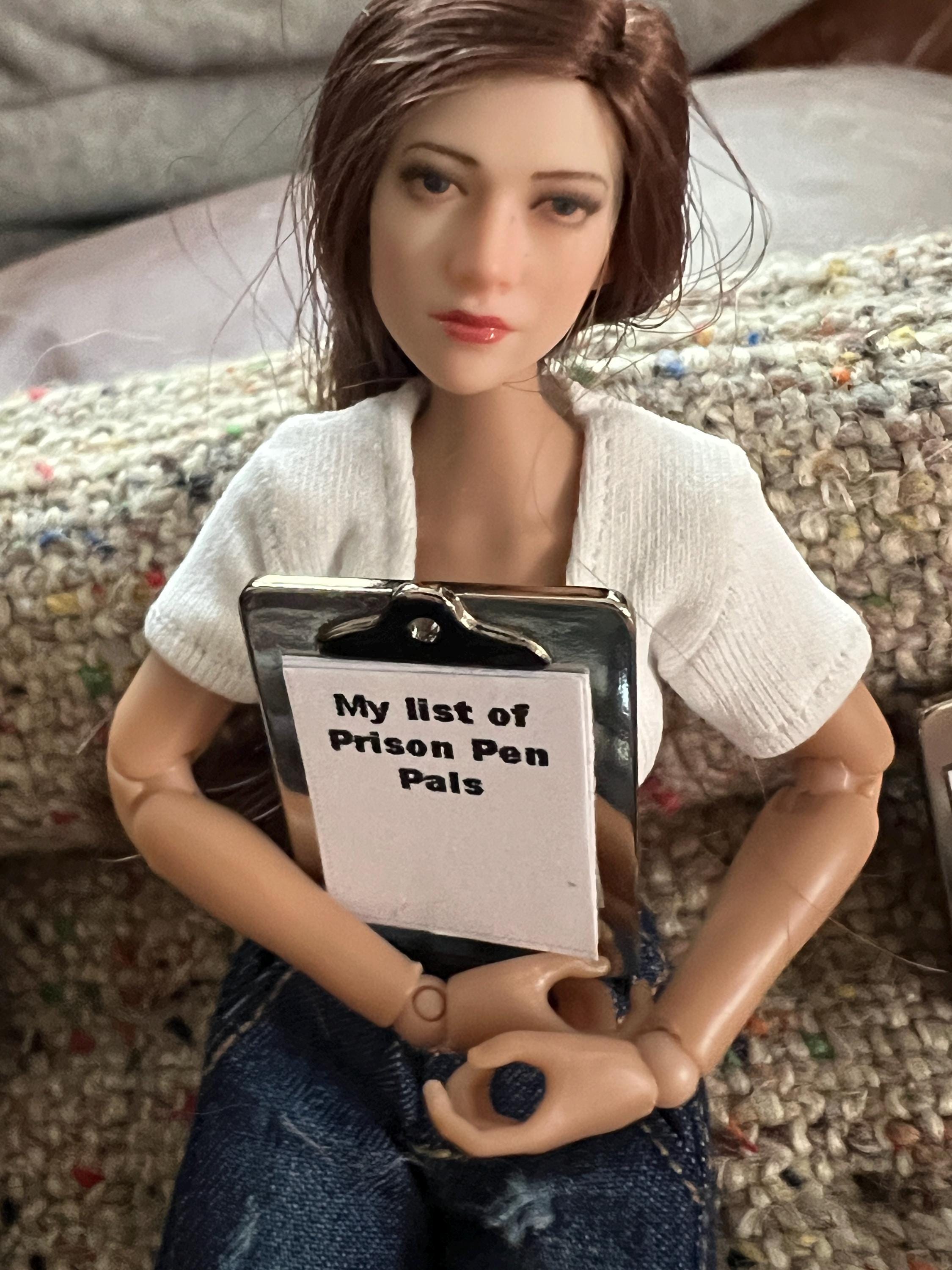 dollhouse miniature clipboard 1/12 scale accessory dollhouse office