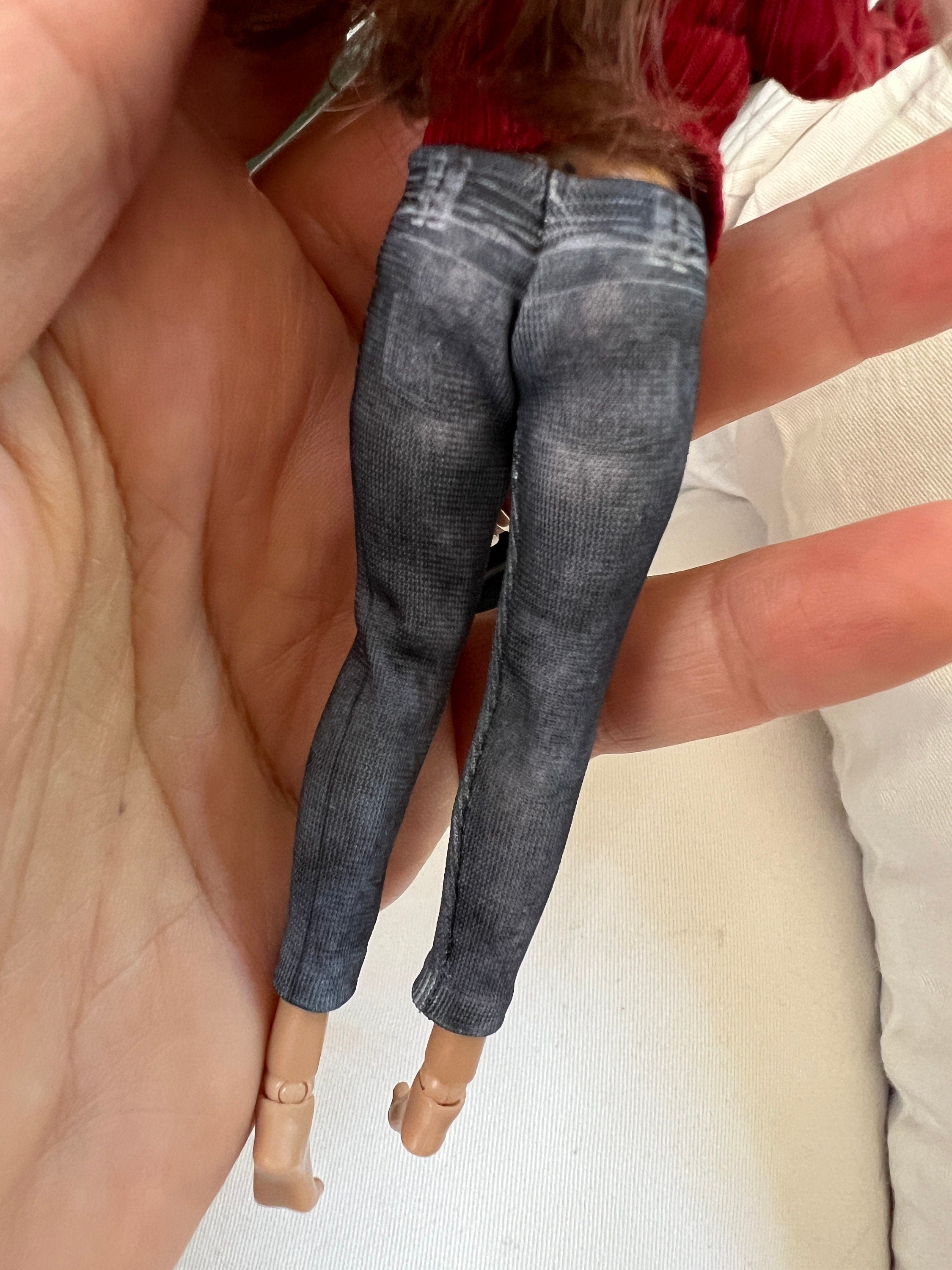 Dollhouse miniature women's pants, 1/12 clothes