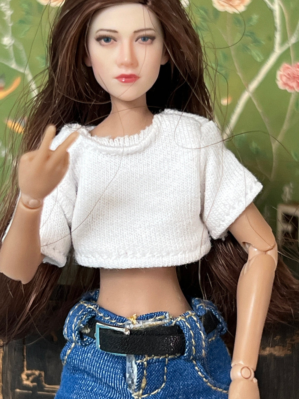 dollhouse miniature t shirt 1/12 Tee shirt cropped top