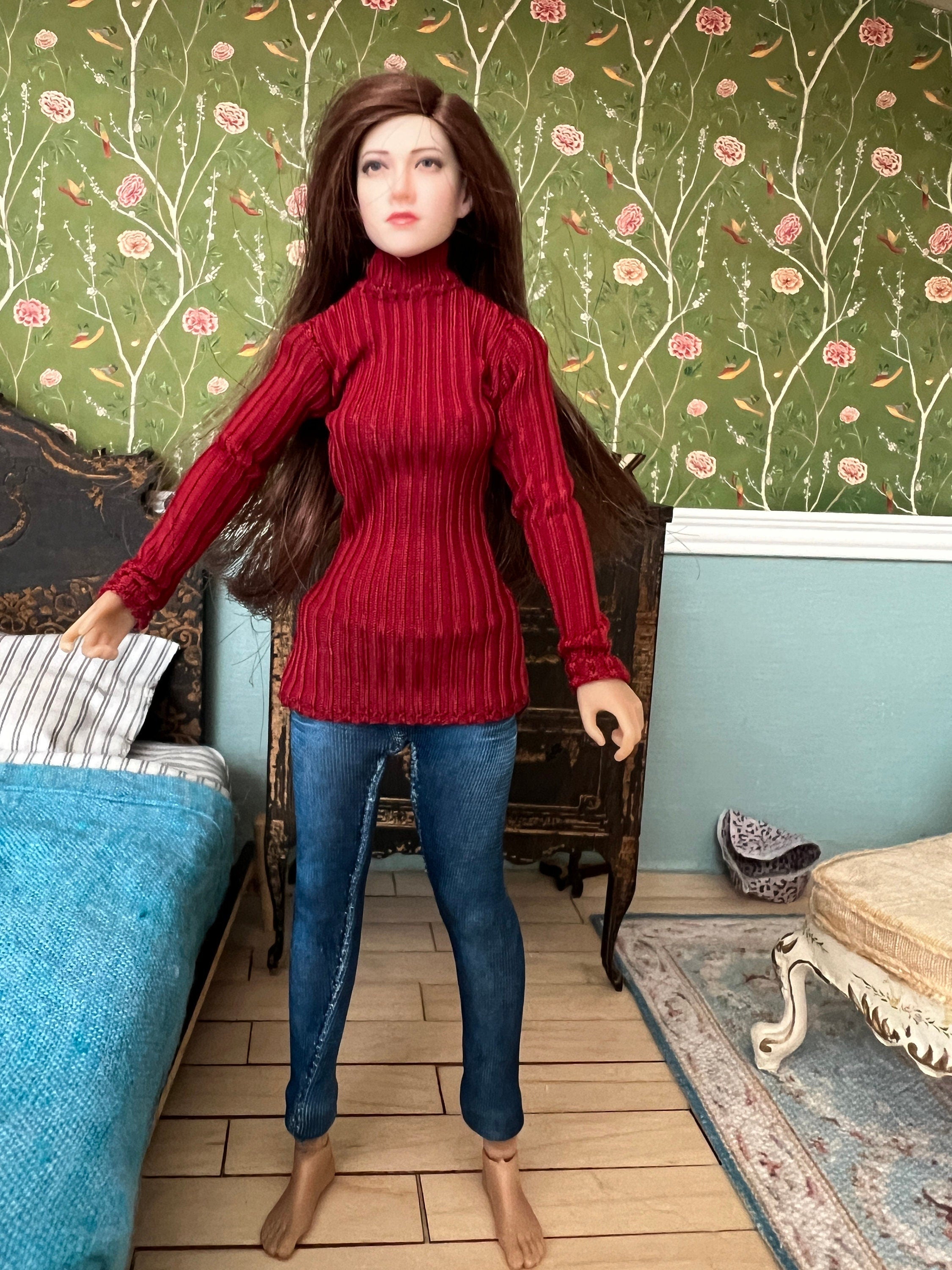dollhouse miniature sweater 1/12 scale clothing