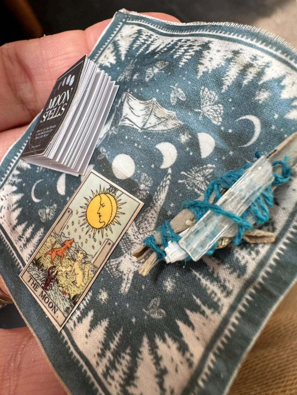 dollhouse miniature Tarot 1/12 scale witch magic decor