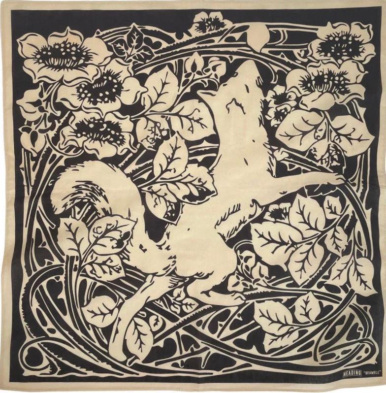 dollhouse miniature bandana 1/12 scale Bandana and 1/6 scale bandana