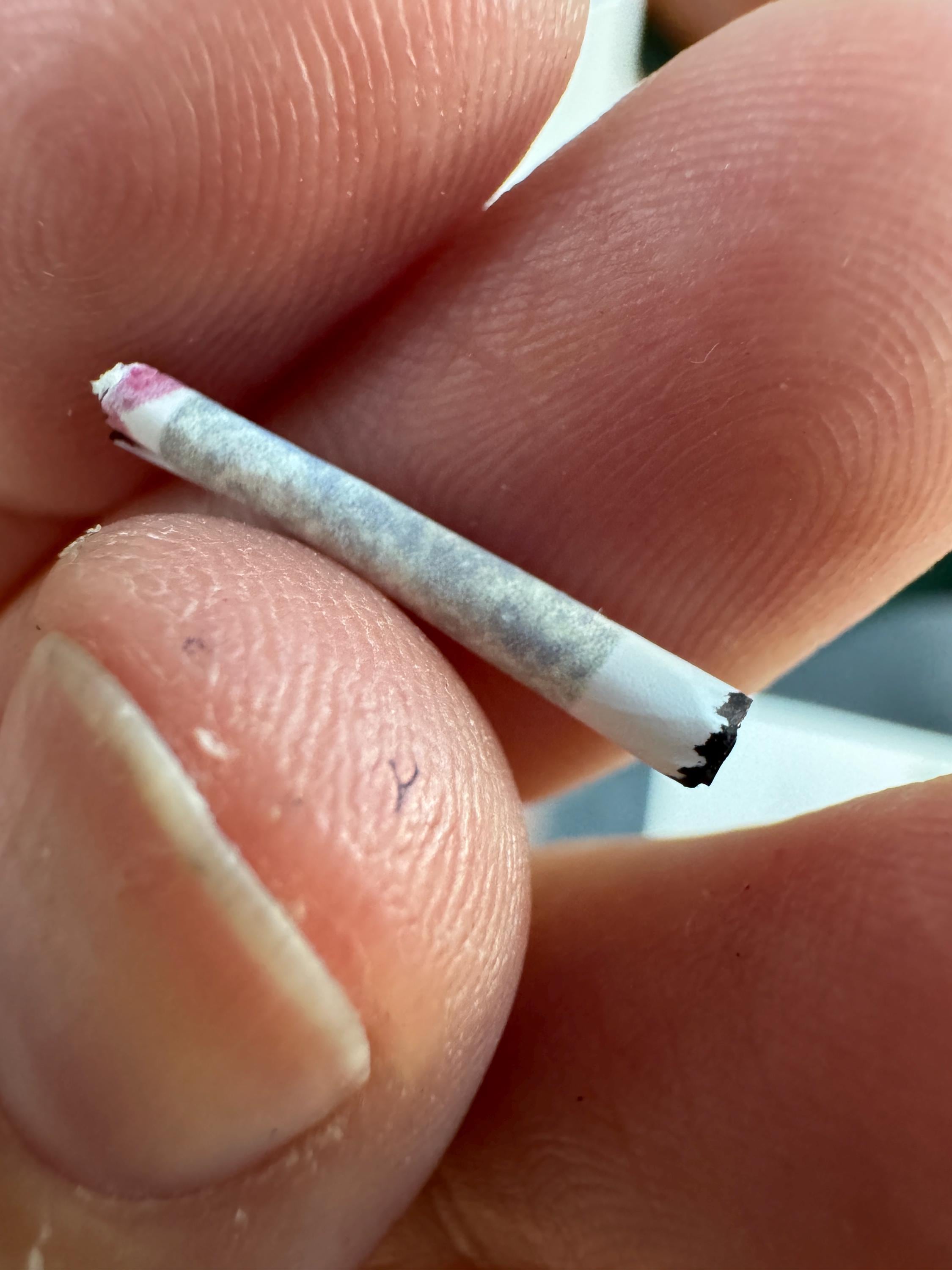 Dollhouse miniature fake joint, 1/12 scale blunt