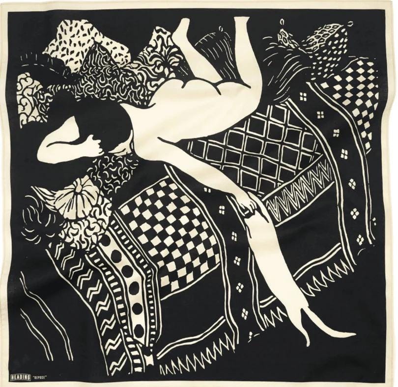 dollhouse miniature bandana 1/12 scale Bandana and 1/6 scale bandana