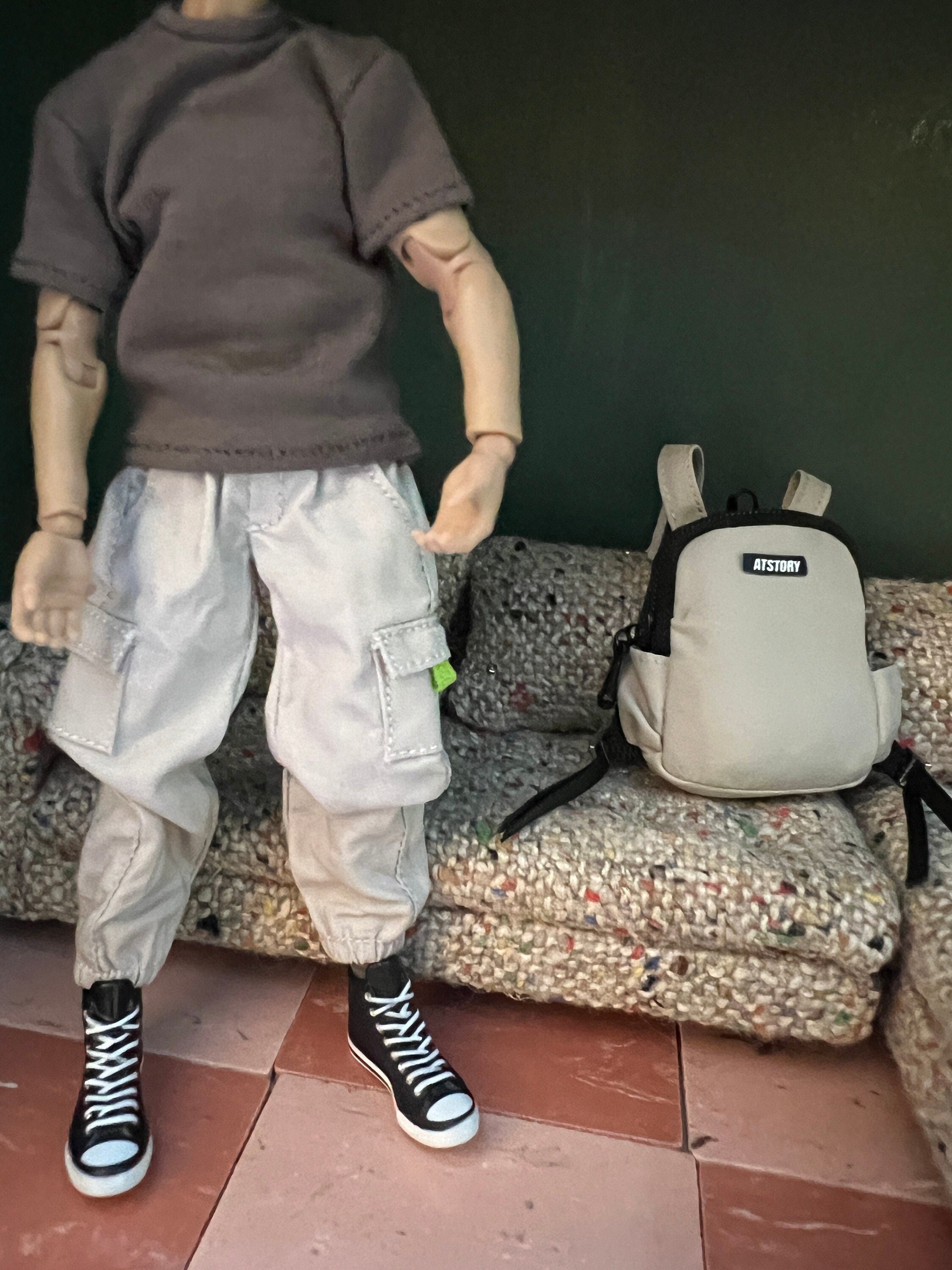 Dollhouse miniature pants 1/12 cargo pants clothes for Phicen and Tbleague action figure