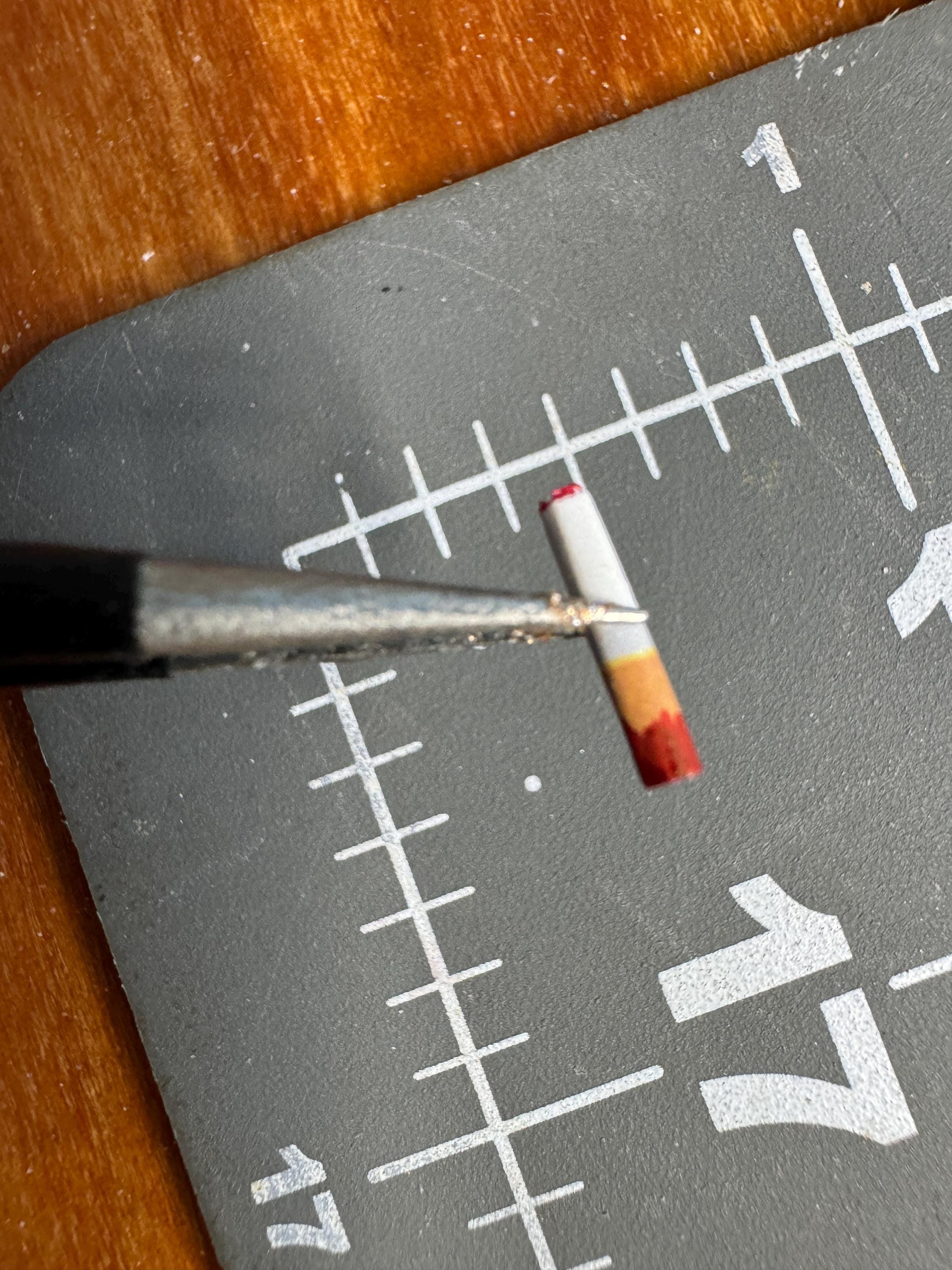dollhouse miniature cigarette, 1/12 cigarette with lipstick, smoking