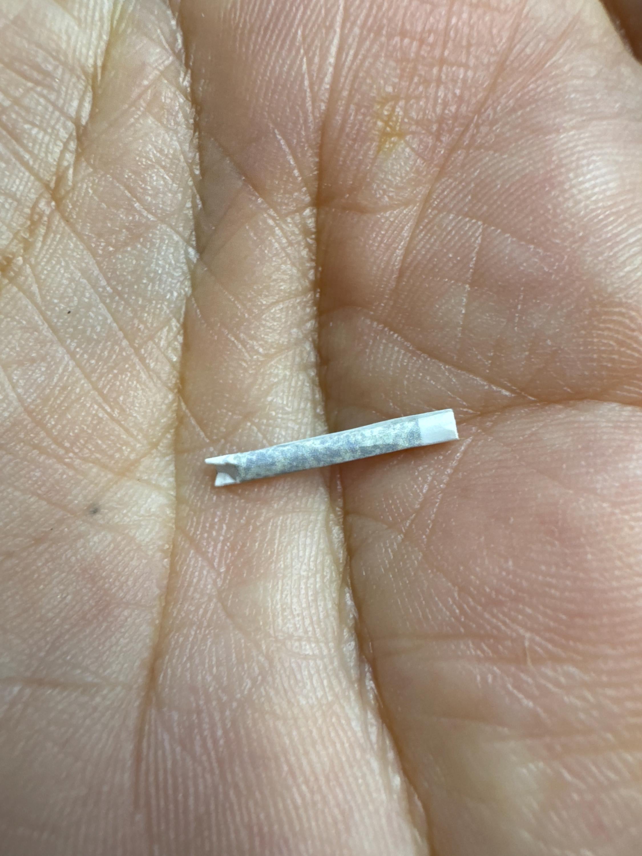 Dollhouse miniature fake joint, 1/12 scale blunt