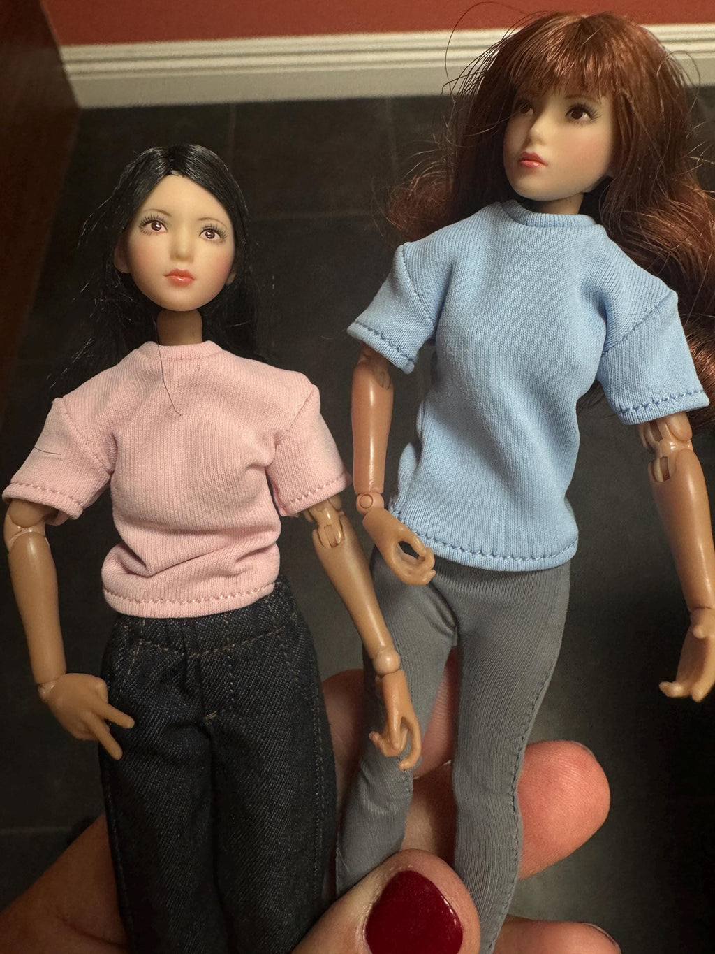 dollhouse miniature tee shirt, 1/12 women's clothes