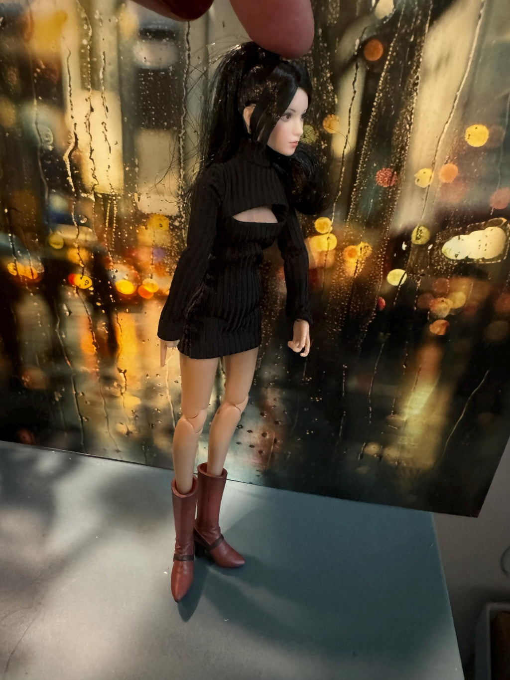 dollhouse miniature sweater dress, 1/12 clothing