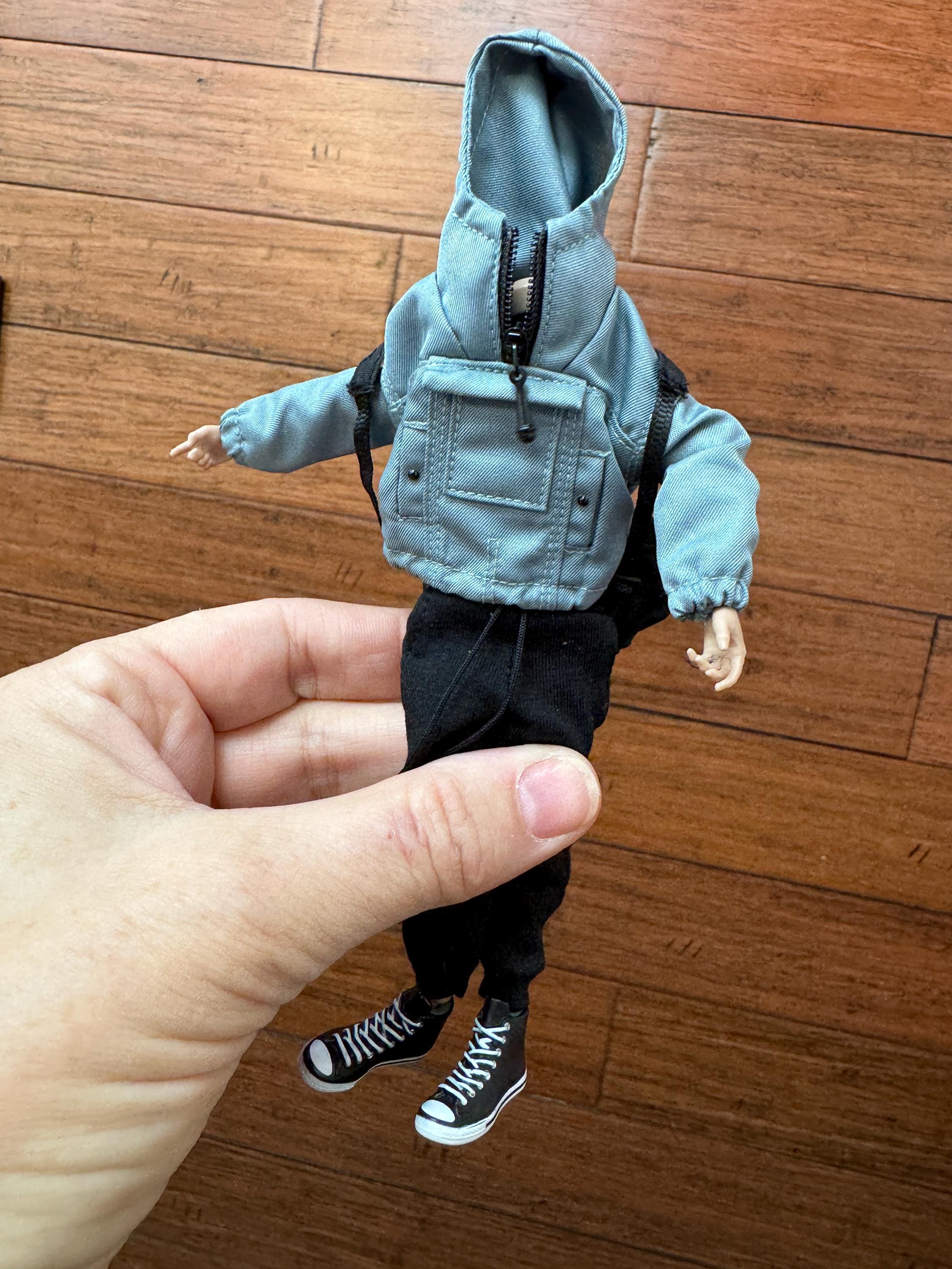 dollhouse miniature backpack 1/12 backpack for 6 inch figure