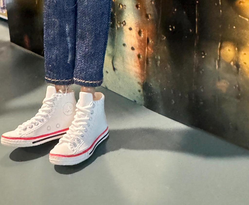 dollhouse miniature shoes 1/12 sneaker unisex for Phicen 6 inch action figure