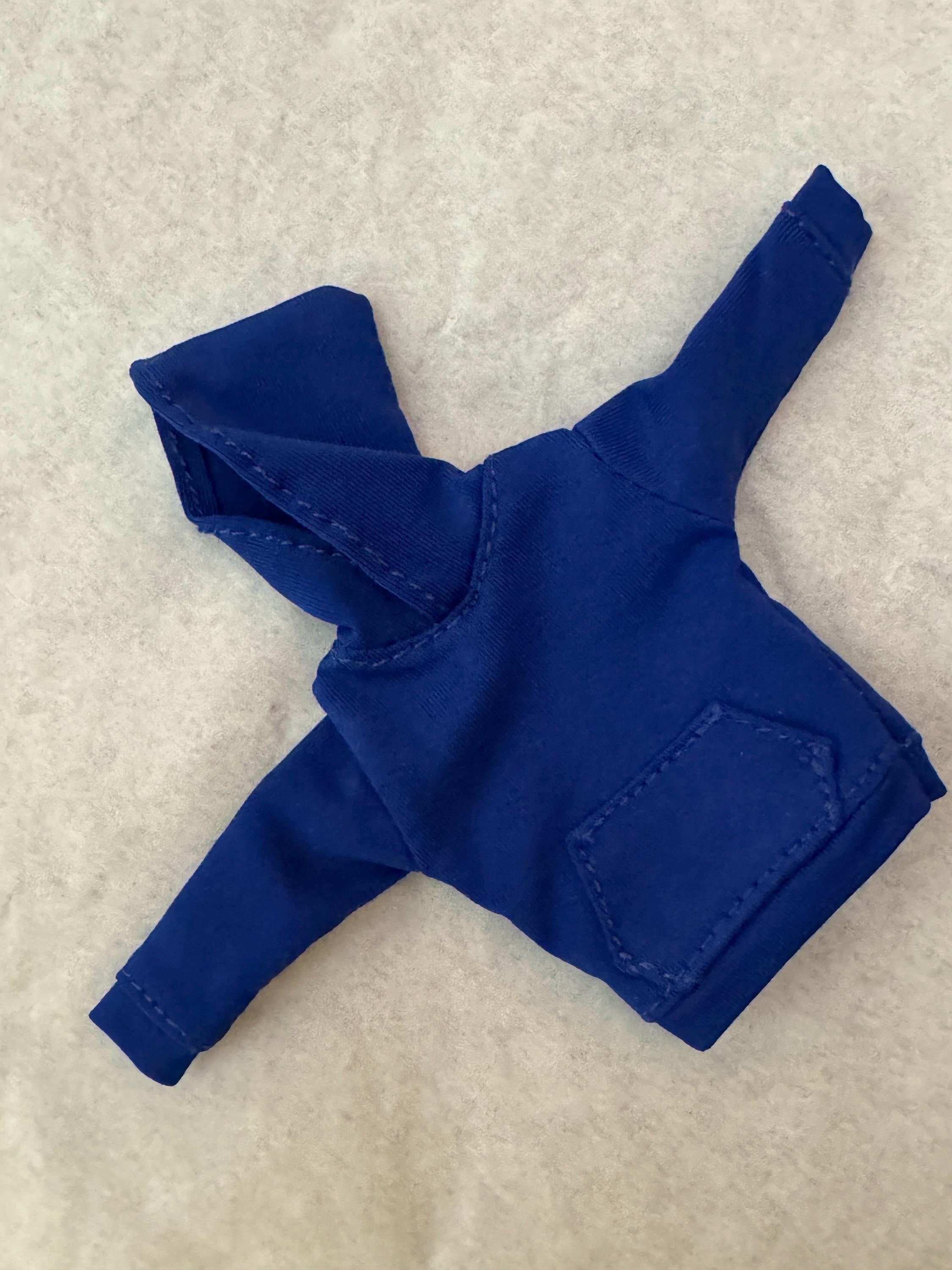 dollhouse miniature hoodie,  1/12 scale clothing all gender sweatshirt hoodie jogger