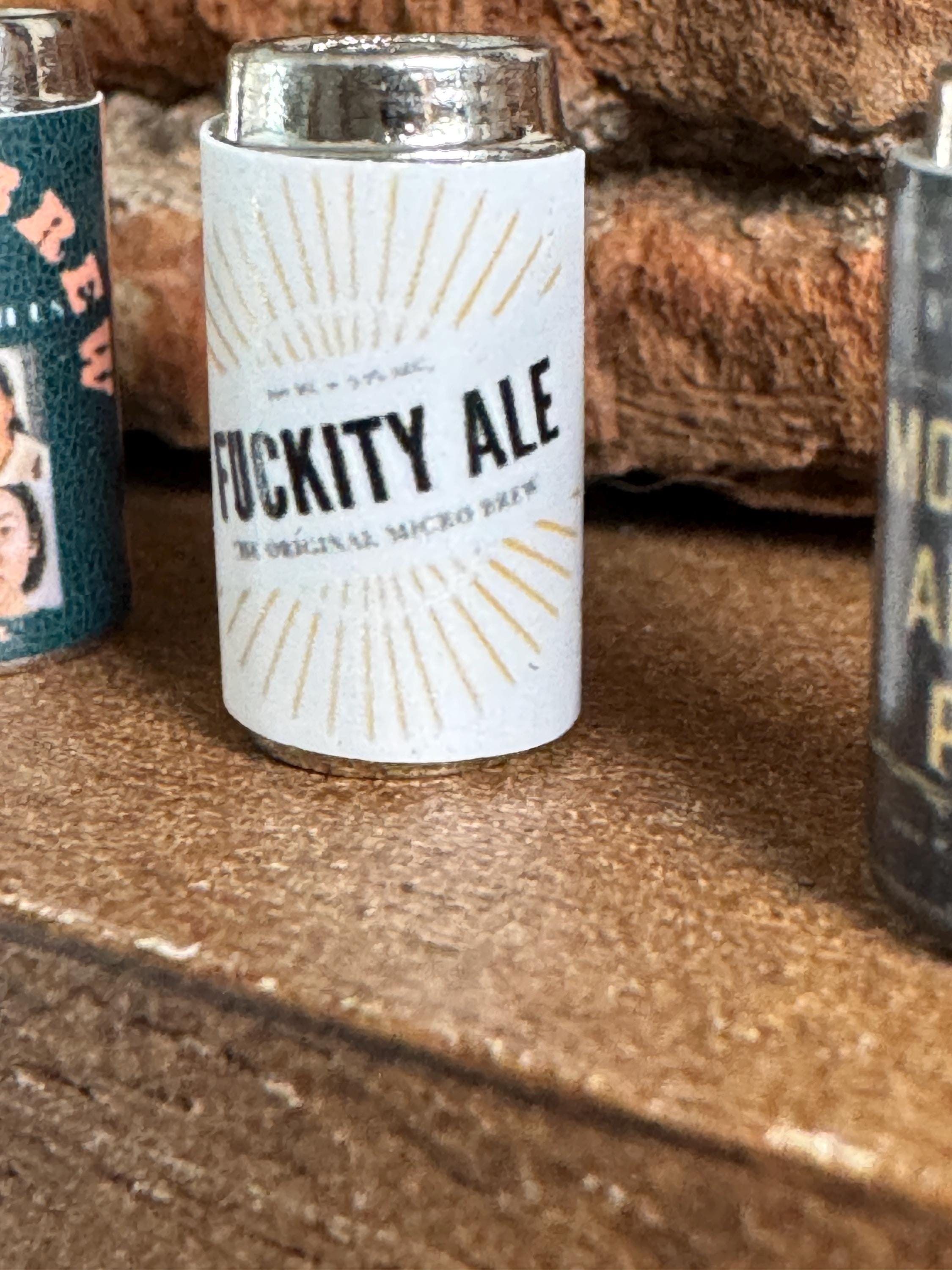 dollhouse miniature snarky beer, 1/12 bar decor