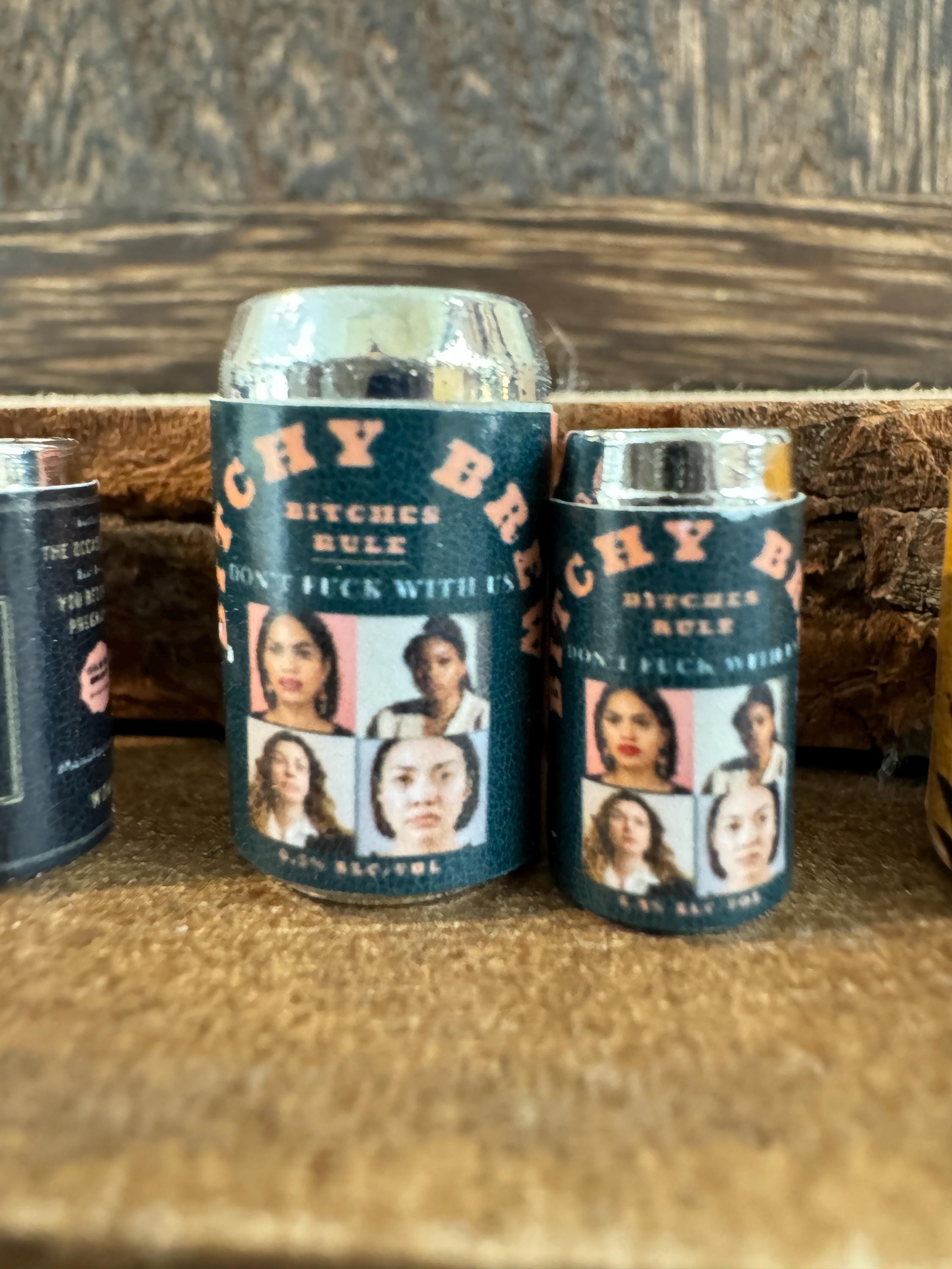 dollhouse miniature snarky beer, 1/12 bar decor