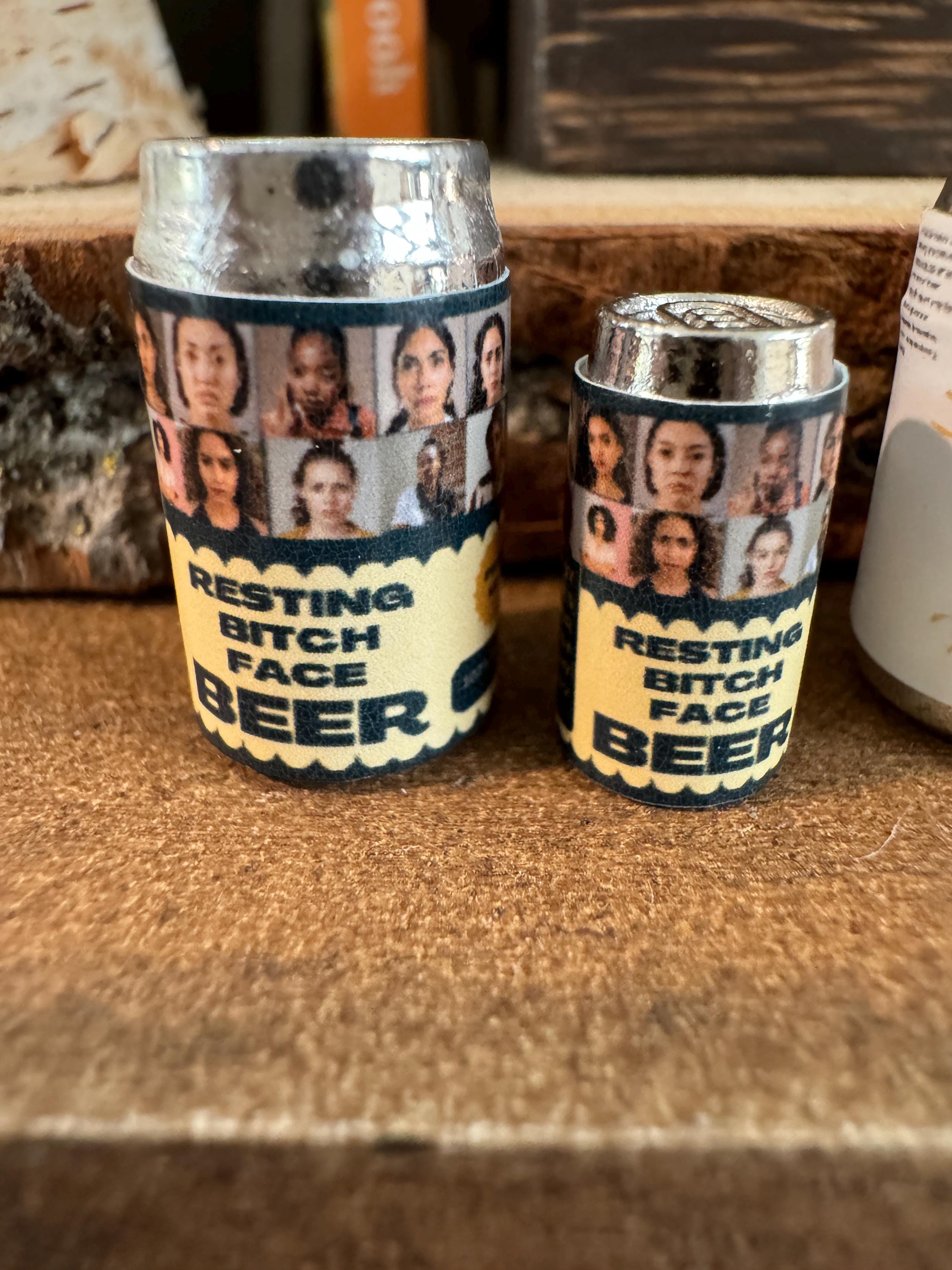 dollhouse miniature snarky beer, 1/12 bar decor