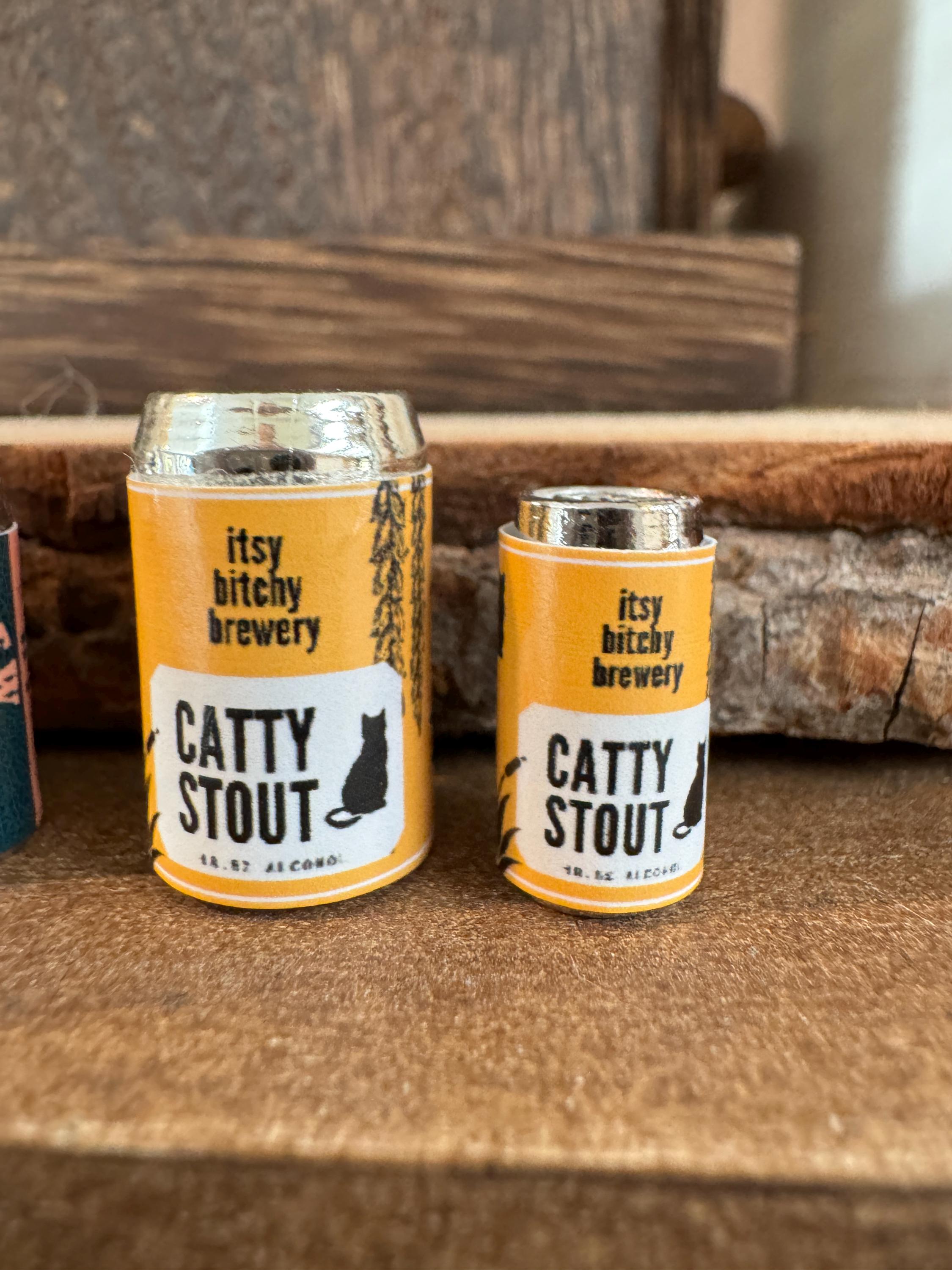 dollhouse miniature snarky beer, 1/12 bar decor