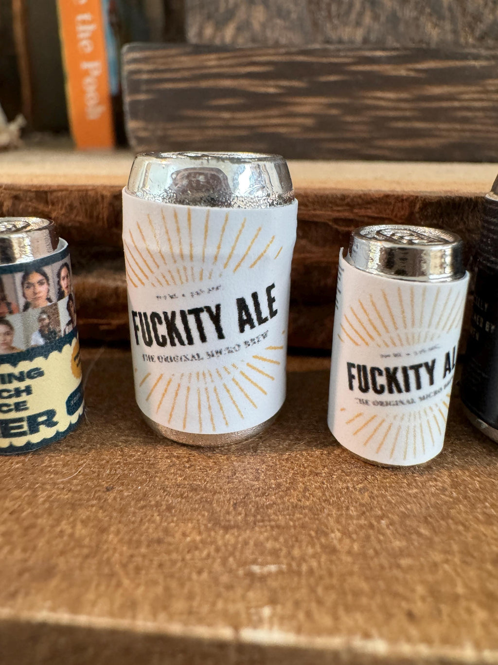 dollhouse miniature snarky beer, 1/12 bar decor