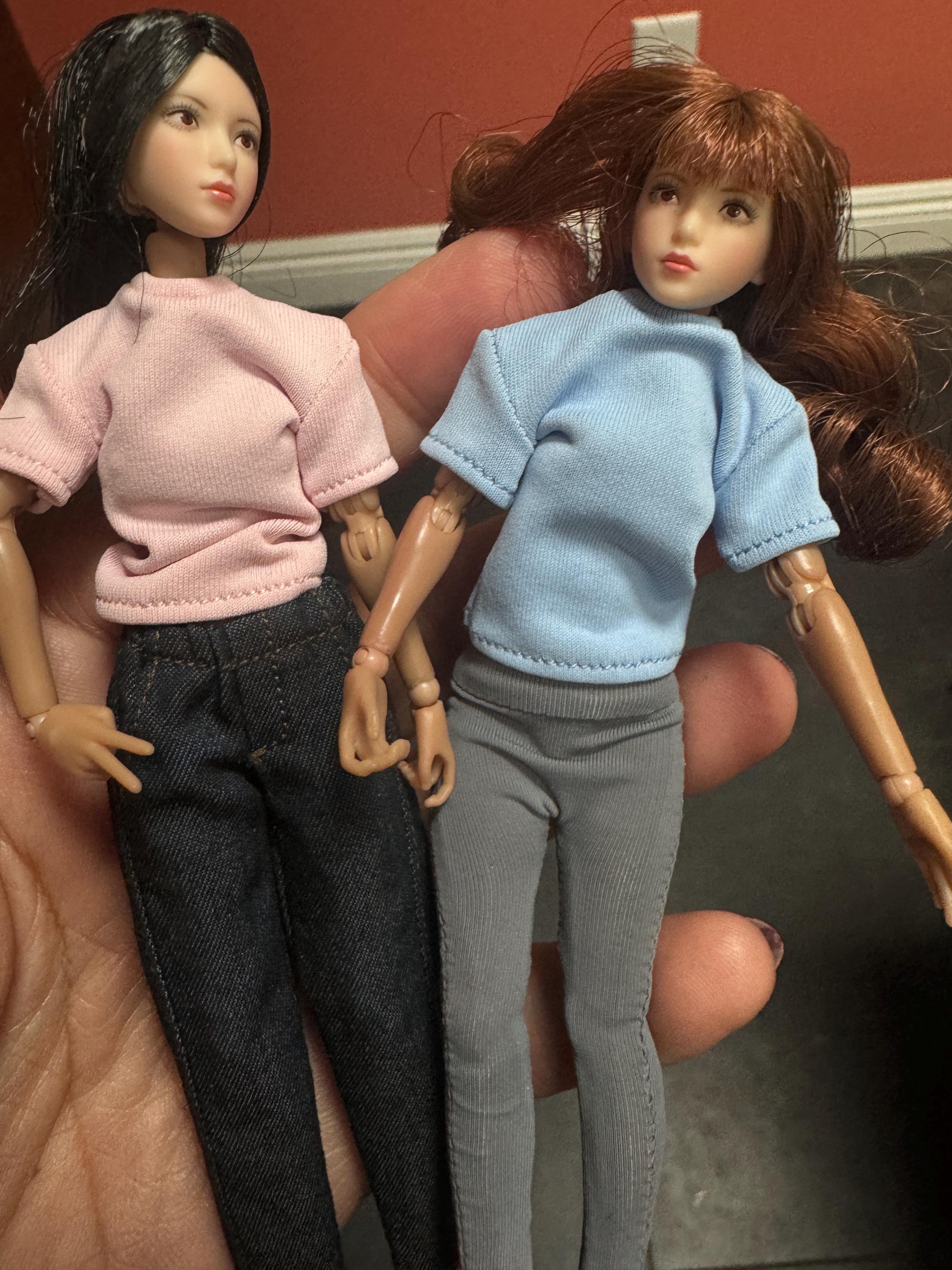 dollhouse miniature tee shirt, 1/12 women's clothes