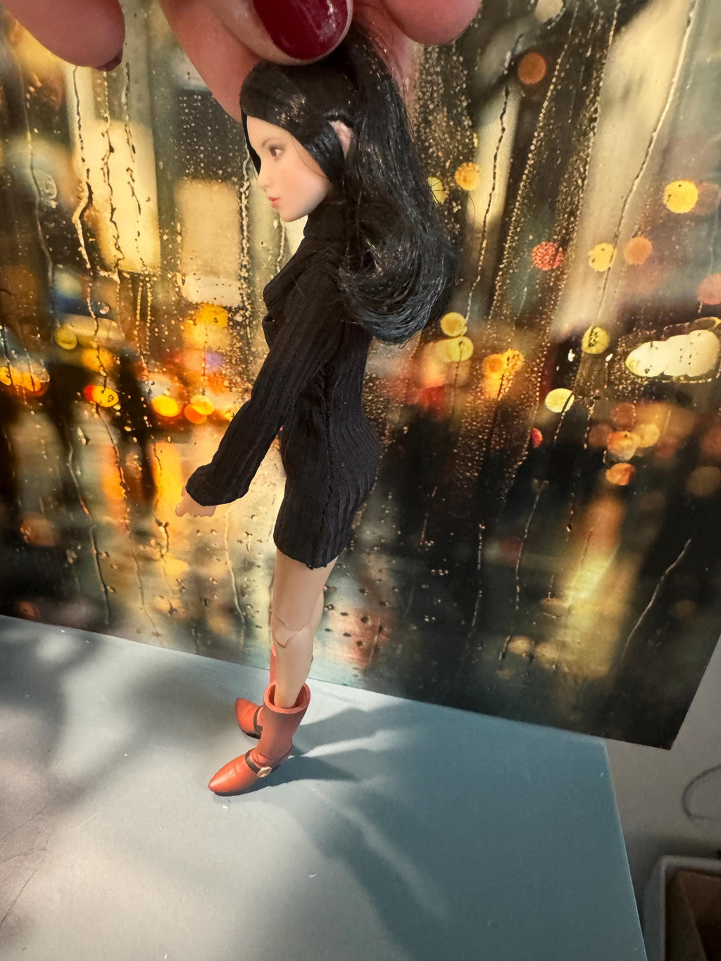 dollhouse miniature sweater dress, 1/12 clothing